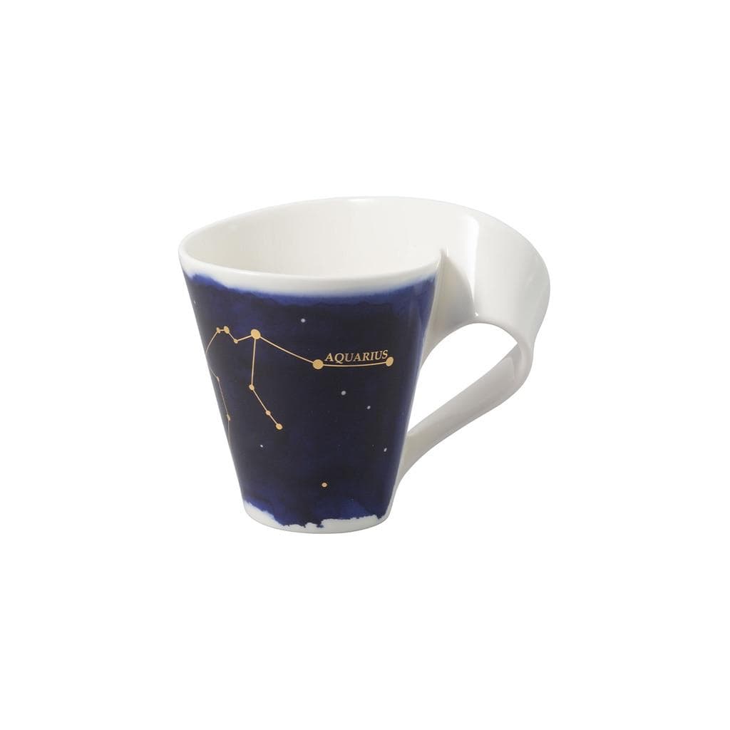 Villeroy & Boch NewWave Stars Tasse Wassermann 300 ml Weiß-Blau Porzellan