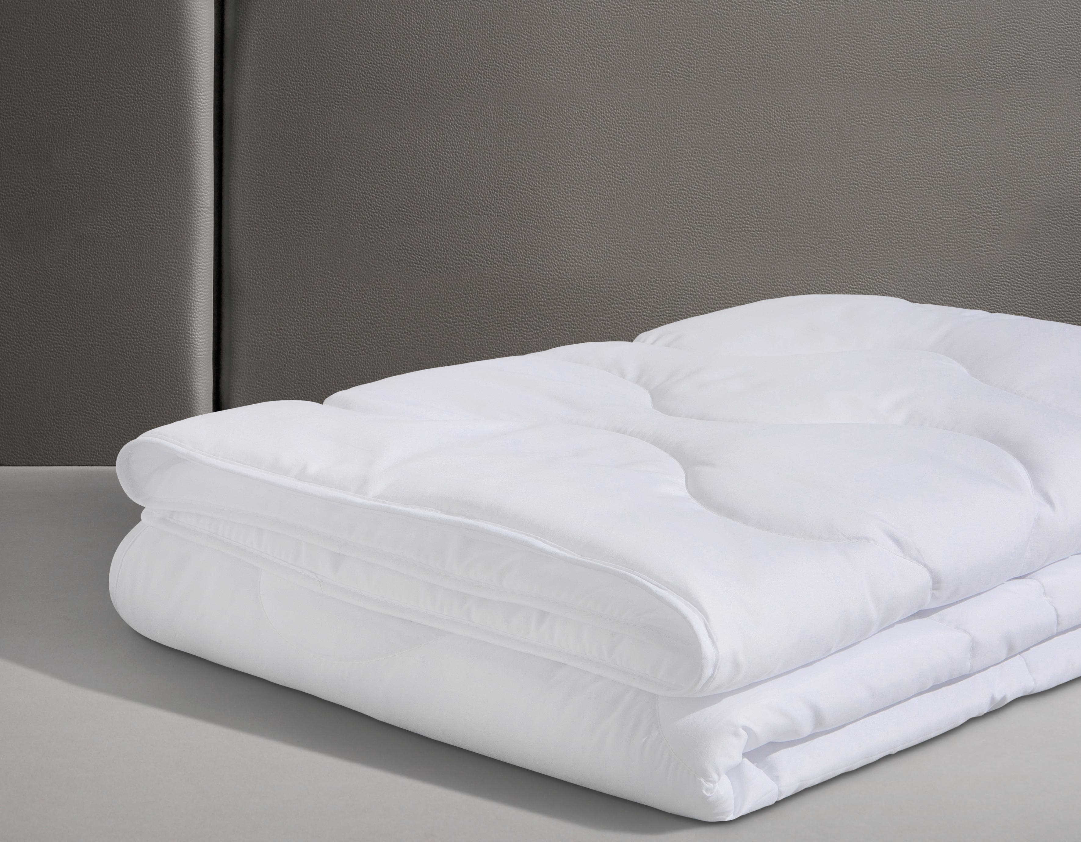 Jekatex Kunstfaserbettdecke Weiß Antibakteriell