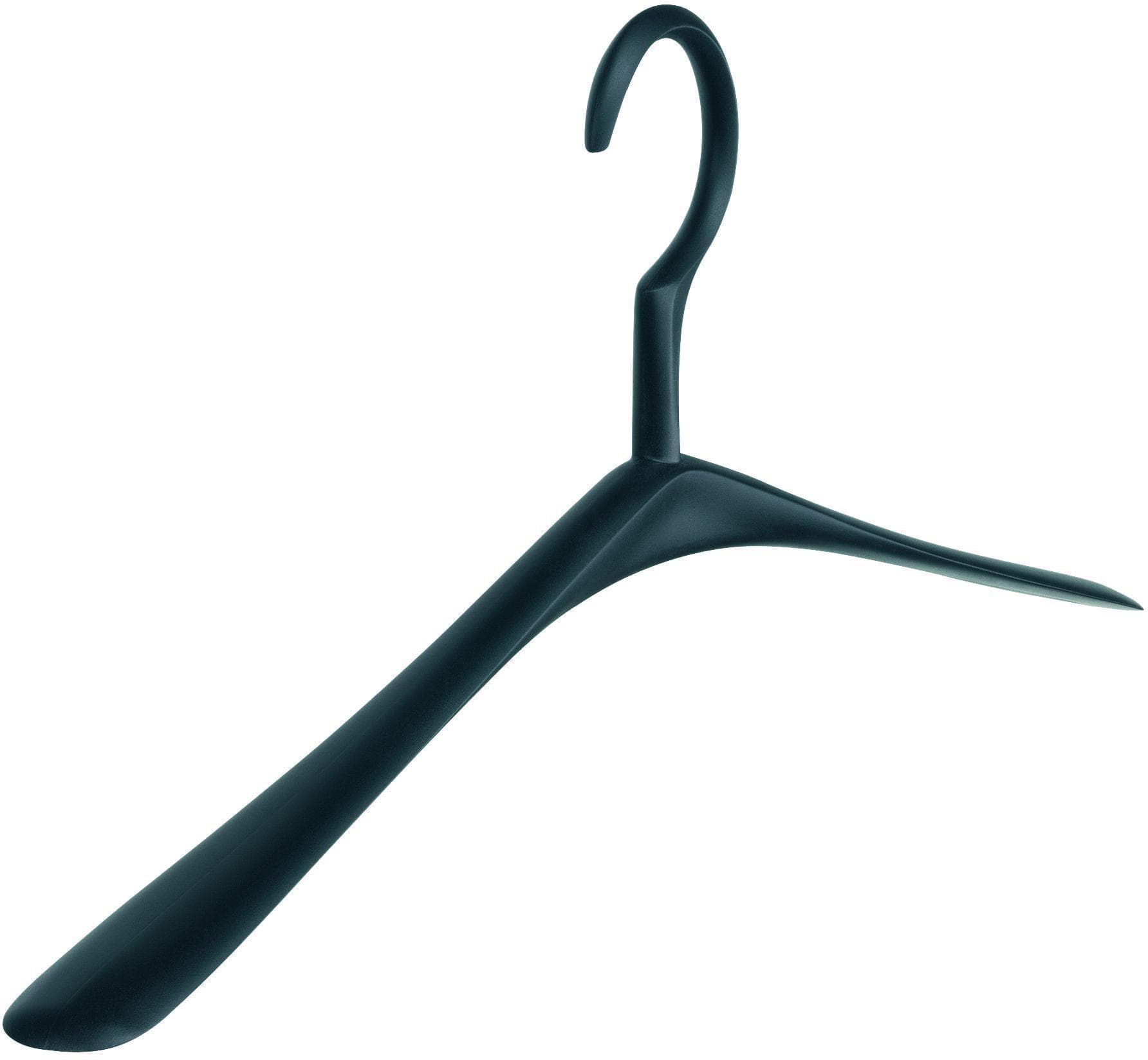 PIEPERCONCEPT Kleiderbügel Kira Set 3-tlg. Schwarz Kunststoff