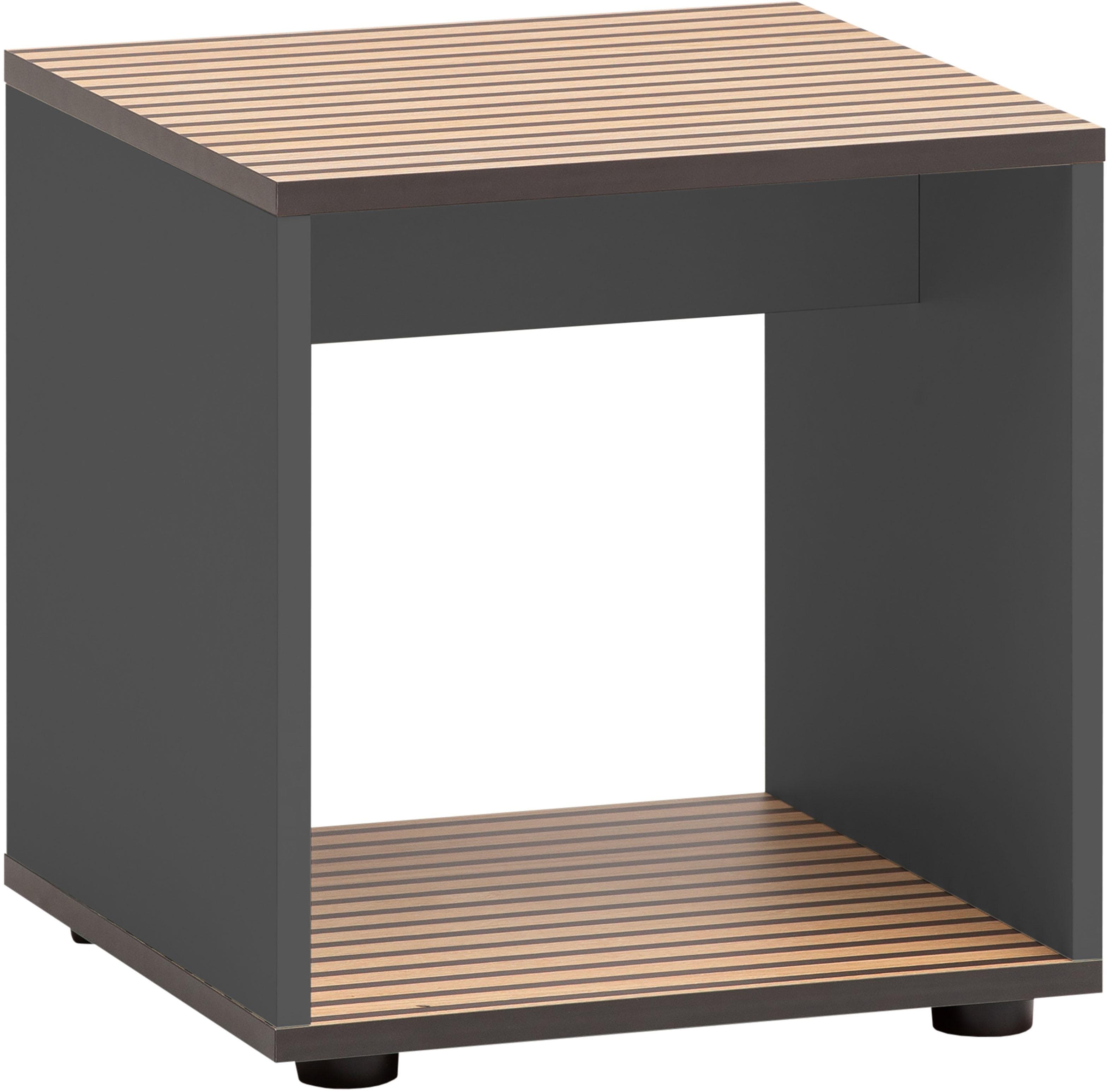 Sitzwürfel Katta mit Staufach und Akustikprint