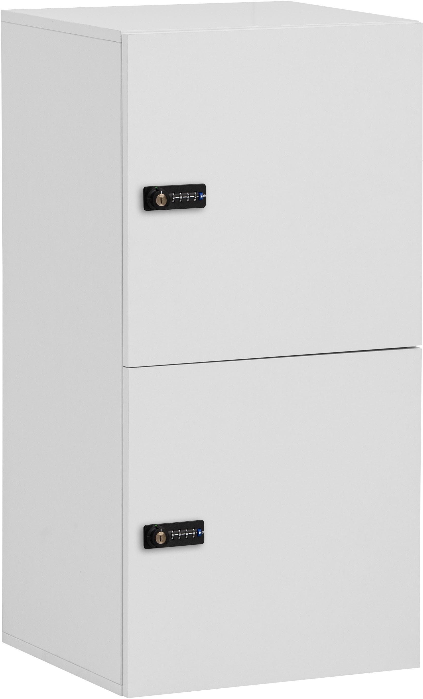 Schildmeyer Locked Spind Schrank Cap 2 Türen weißmatt