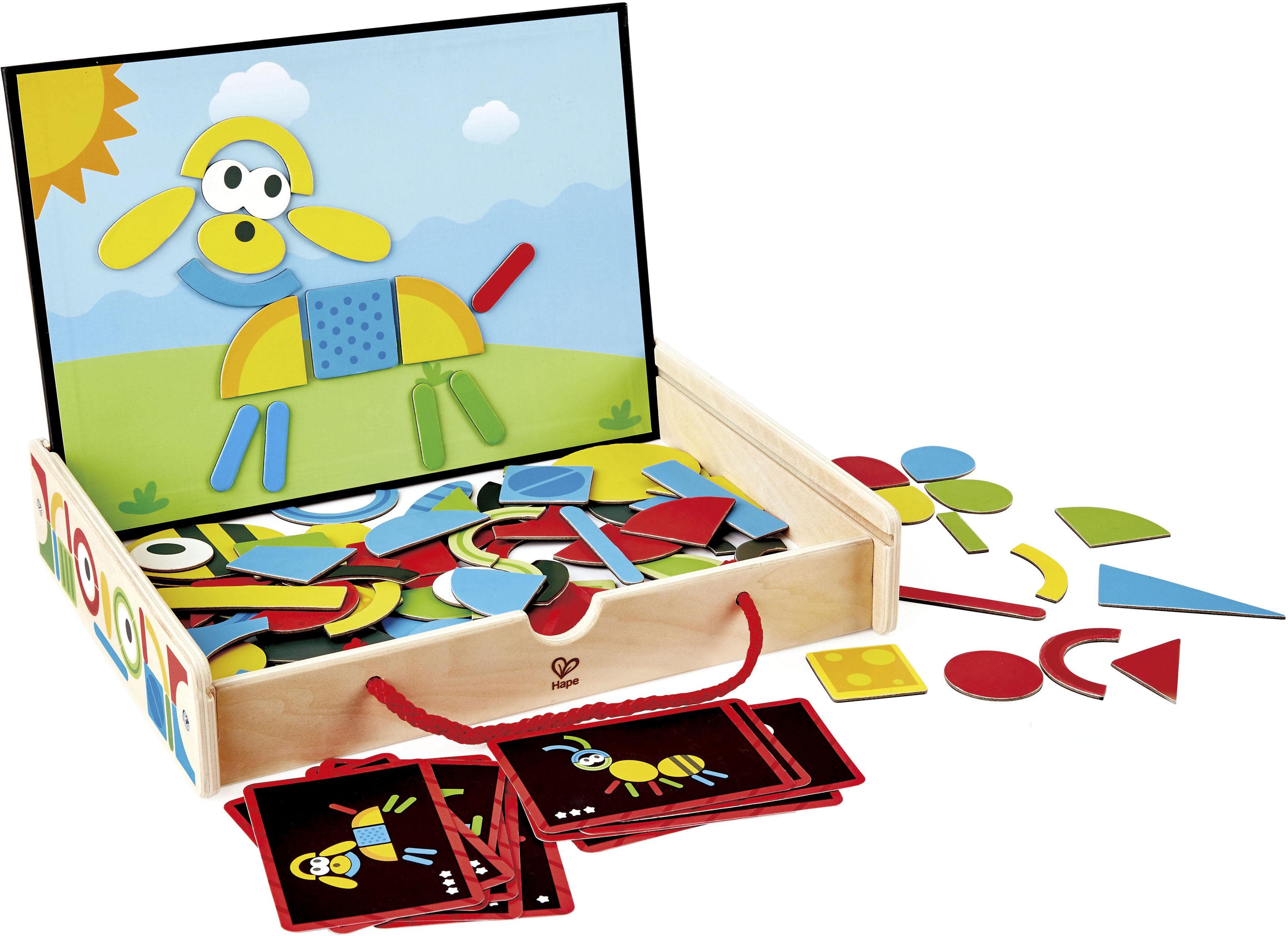 HAPE Magnetische Kunstbox Bunt - Kreatives Holzspielzeug