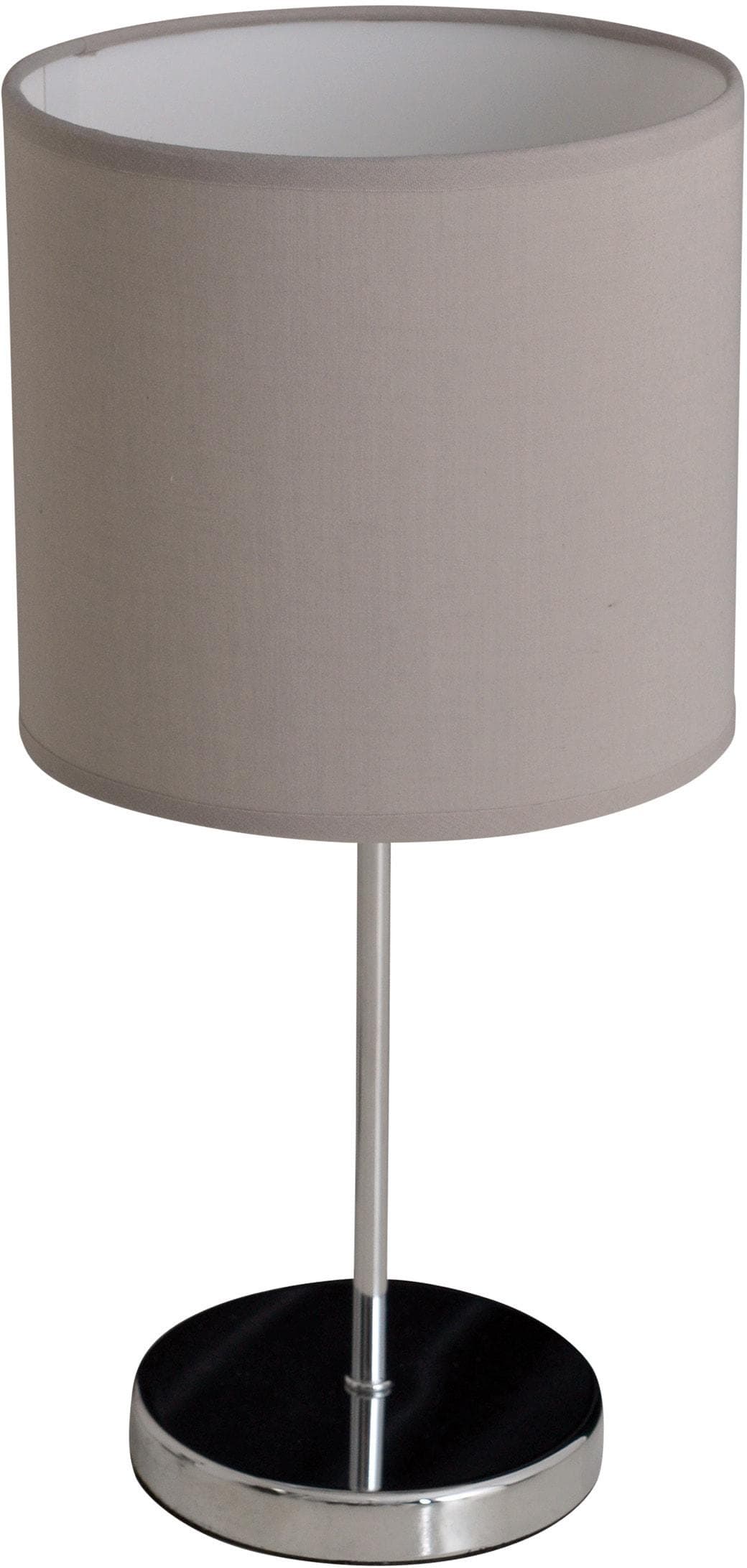 NÄVE Tischleuchte New York Grau E27