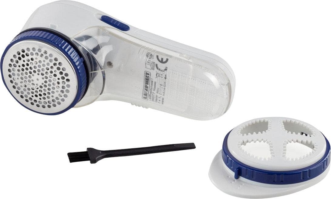 Fusselrasierer LEIFHEIT blau elektrisch mit Schutzkappe