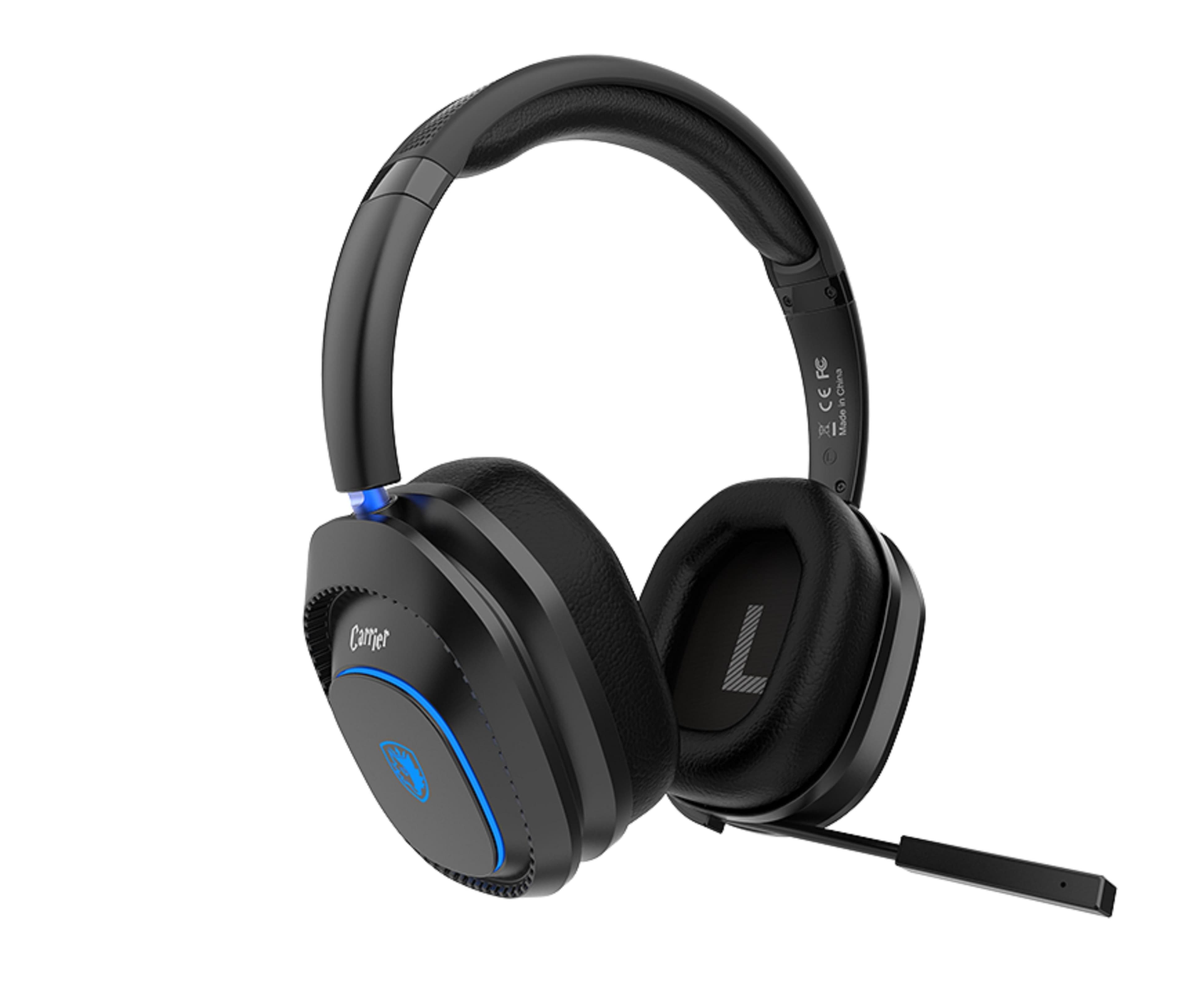 SADES Gaming-Headset Carrier SA-203 Schwarz Blau Kabellos