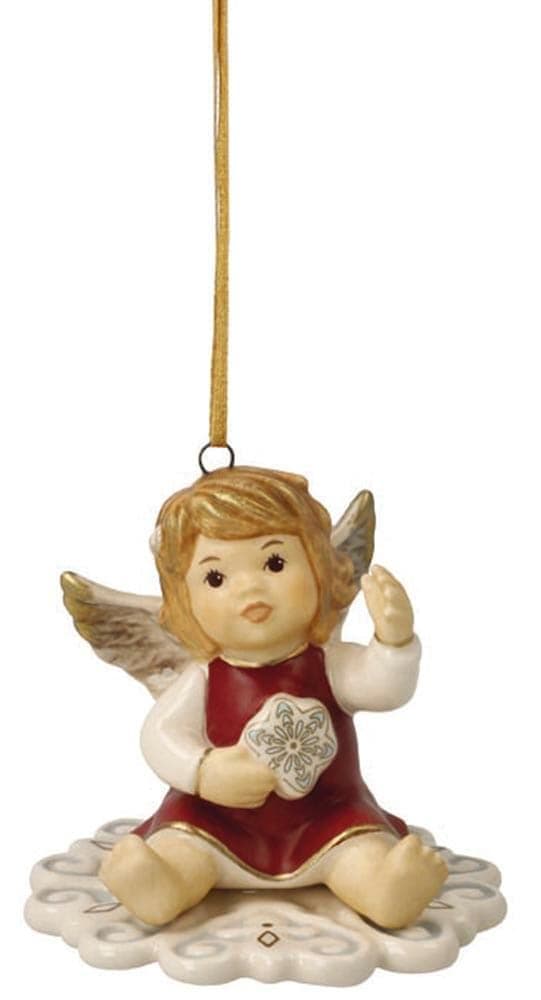 GOEBEL Dekofigur Engel Bordeaux Steingut 6x6x6 cm