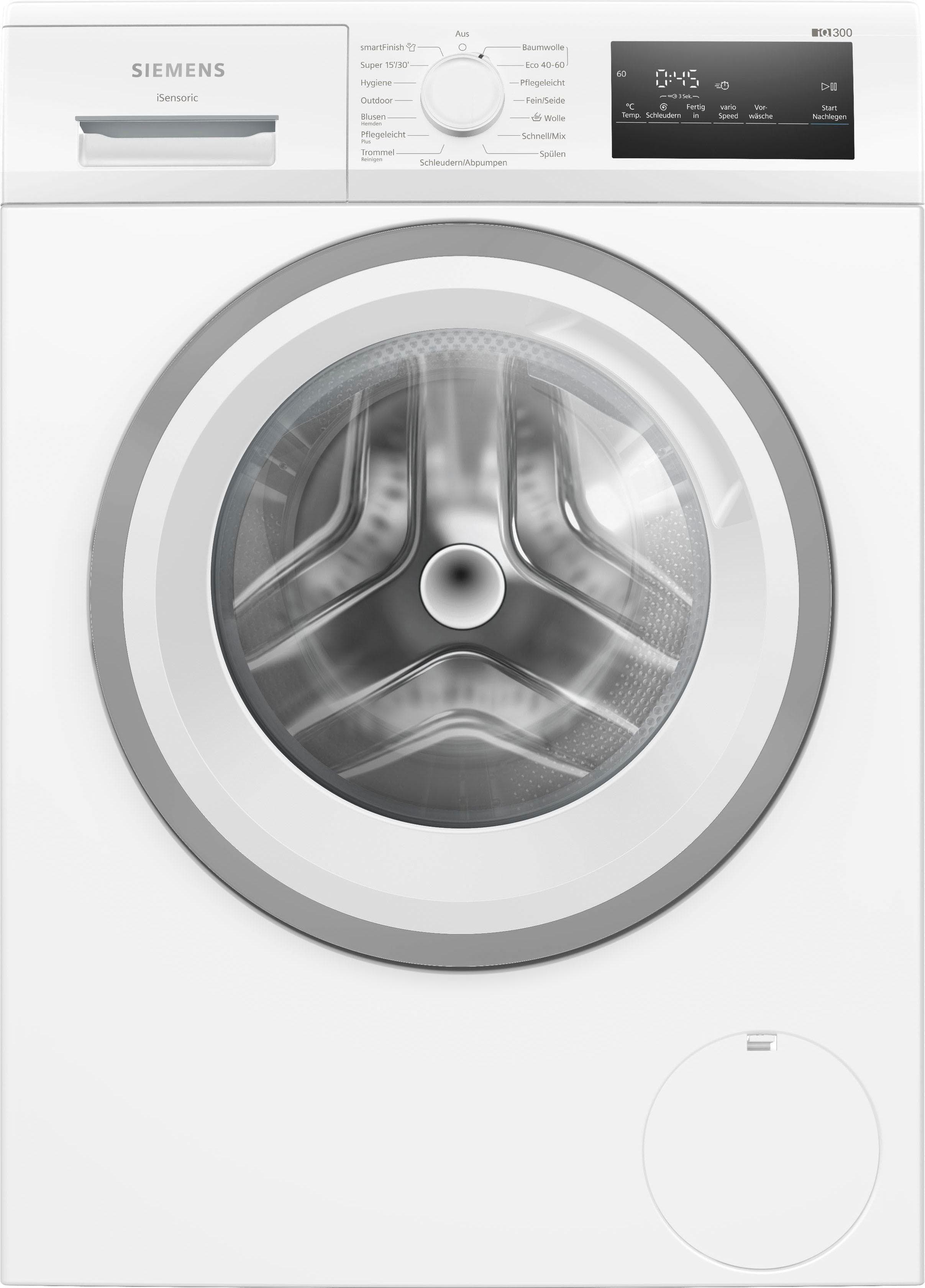 SIEMENS Waschmaschine WM14N127 8 kg Frontlader weiß
