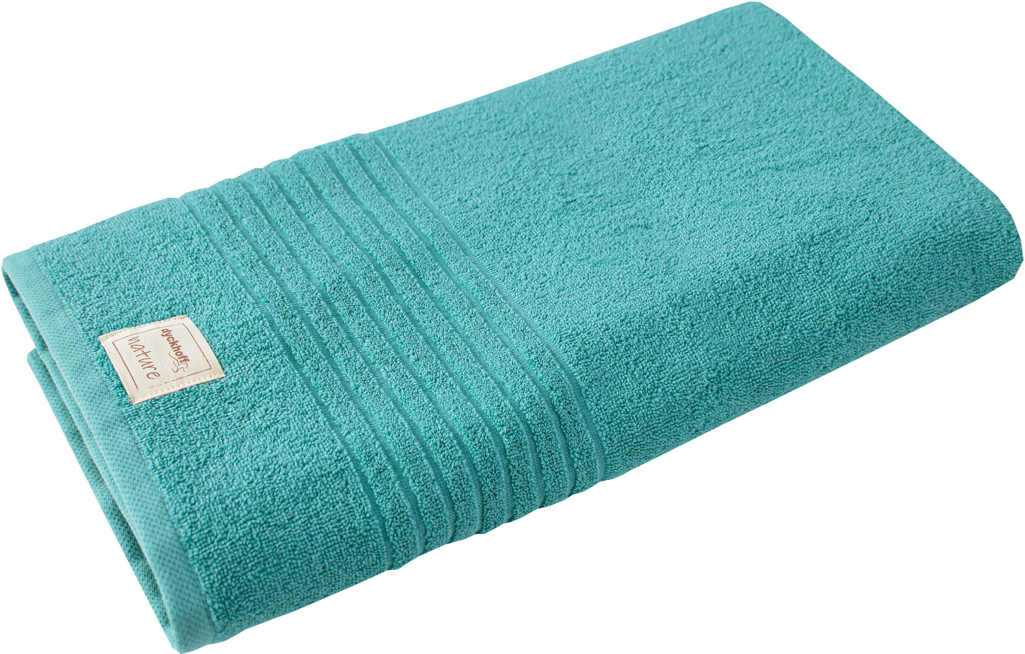DYCKHOFF Badetuch Nature Ozean 100% Bio-Baumwolle Frottee