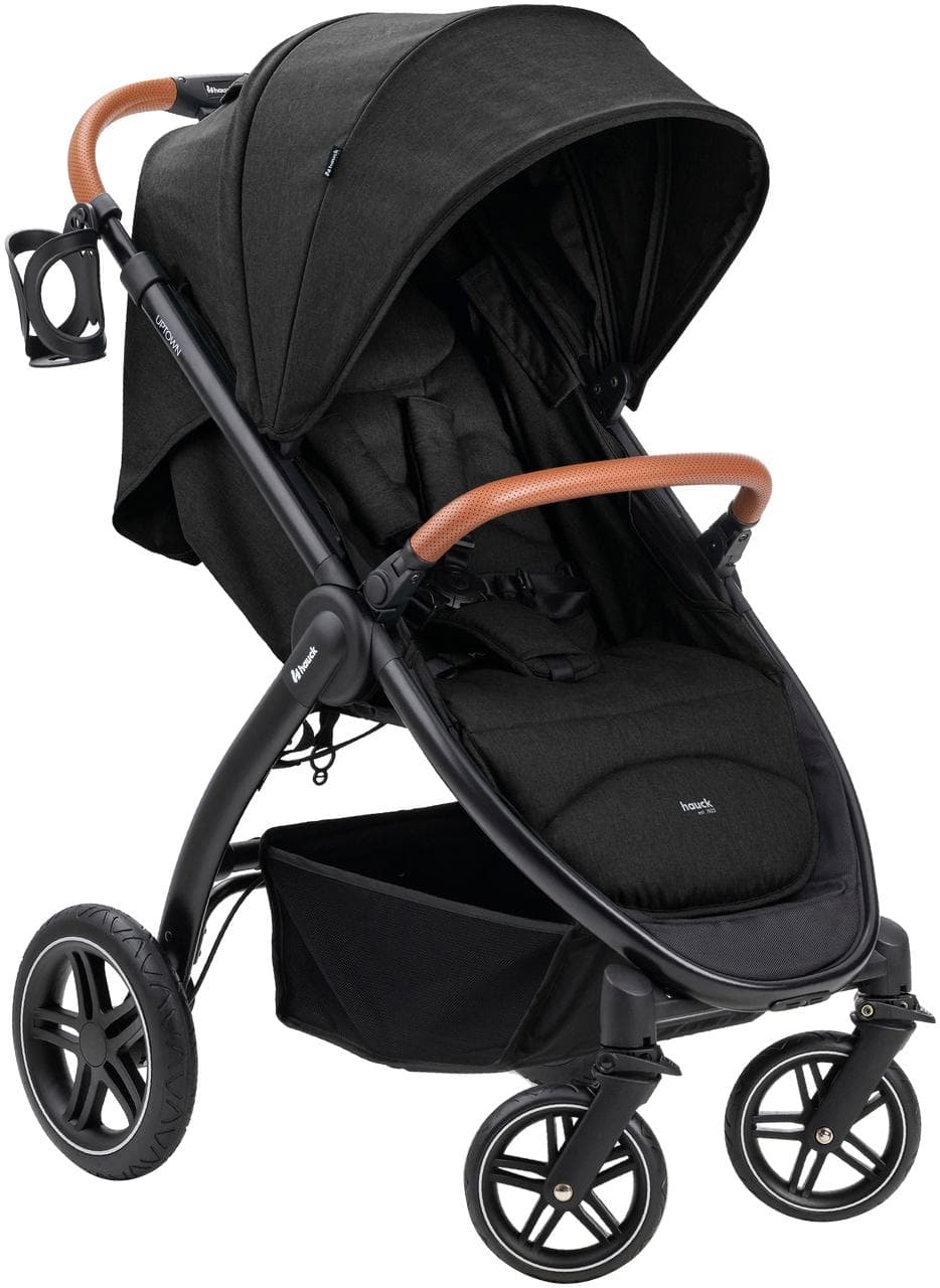 HAUCK Uptown Kinder-Buggy Schwarz Melange - Aluminium