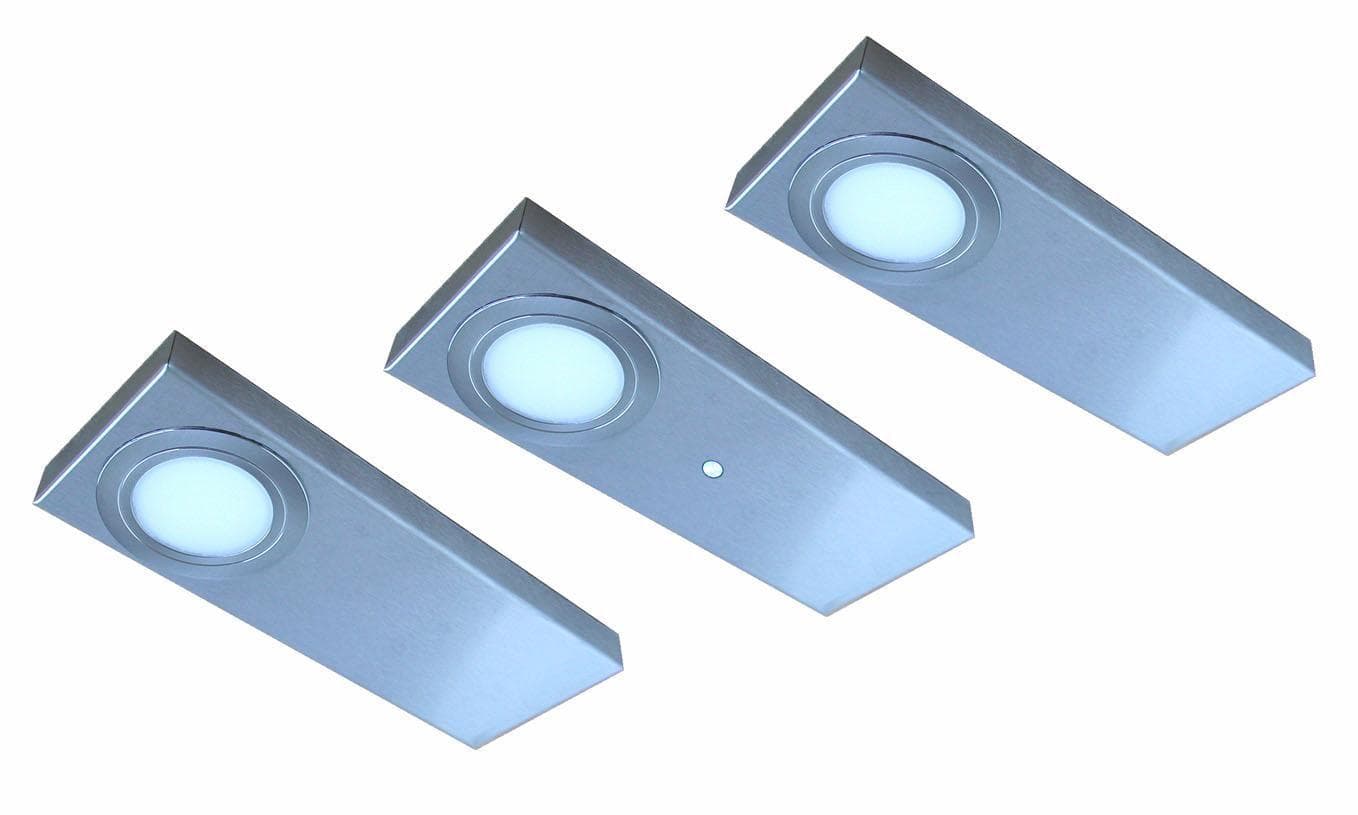 EVOTEC Unterschrankleuchte TAIN CS 3er Set Silber