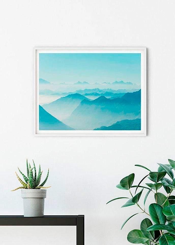 Komar Wandbild Mountain View Bunt Modernes Poster