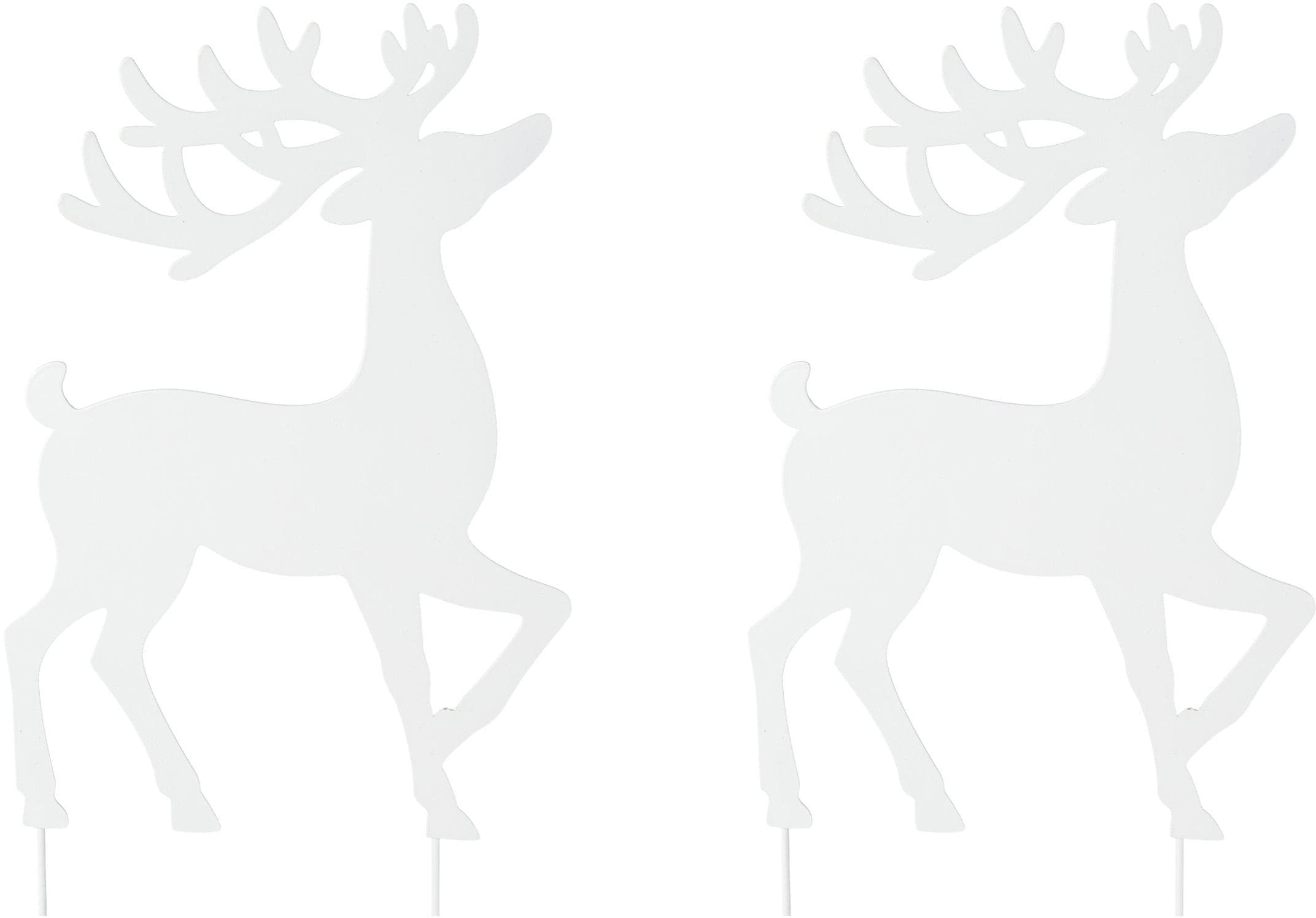 Creativ Deco Hirsch Stecker Weihnachtsdeko Set