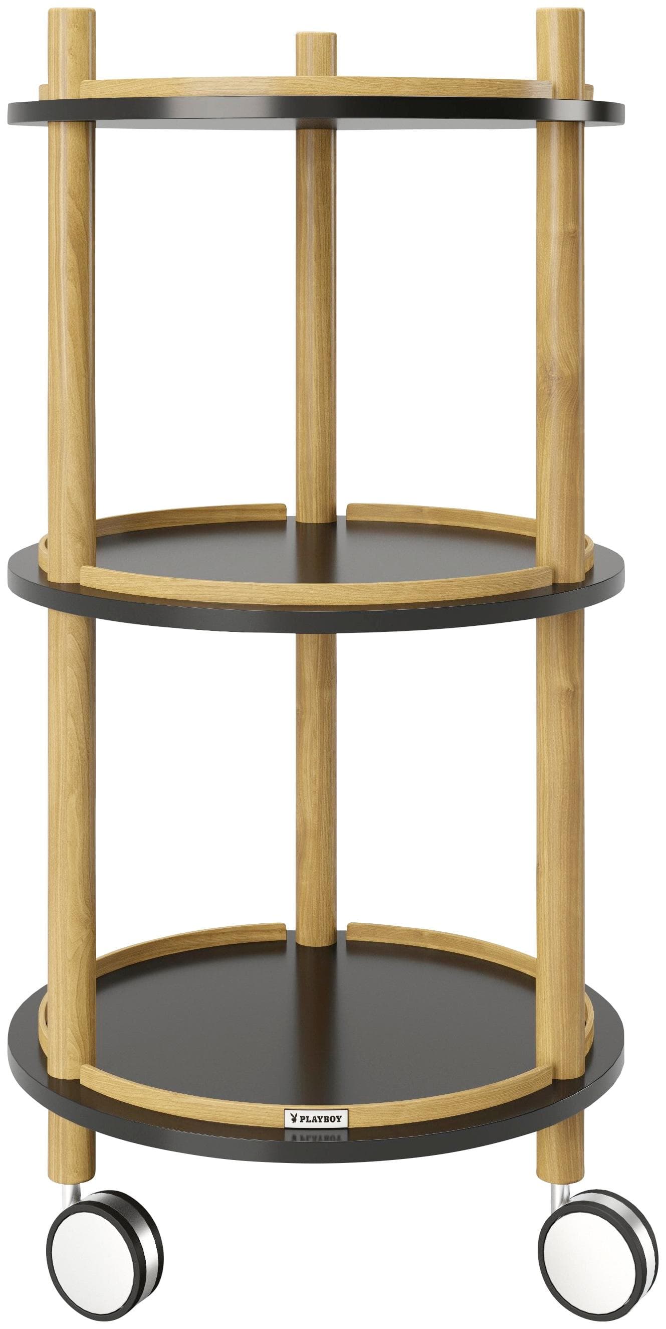 Playboy Regalwagen Carly Schwarz Club-Stil 60er Jahre