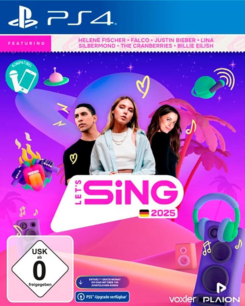 RAVENSCOURT Let's Sing 2025 German Version PlayStation 4 Spielesoftware