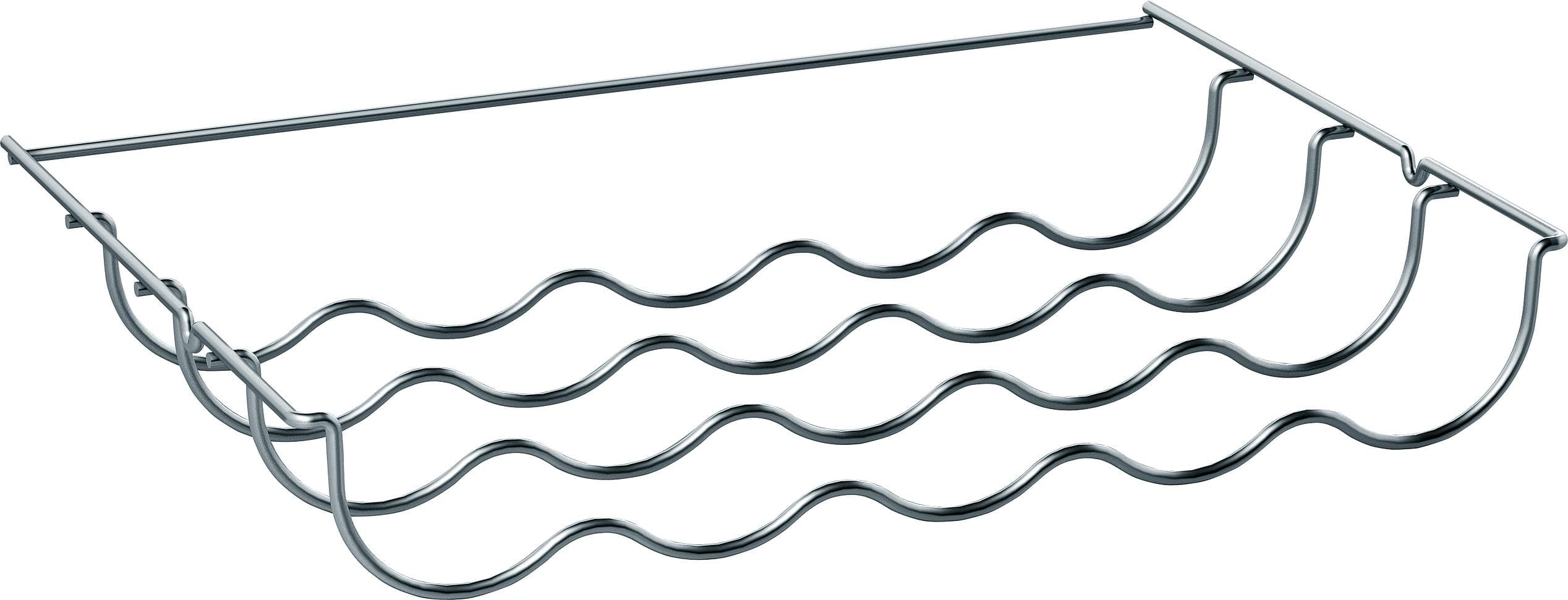 Bosch Flaschenablage KSZ10030 Grau Edelstahl-Optik