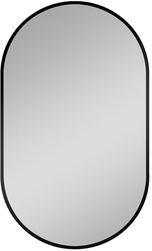 TALOS Design Badspiegel Schwarz Aluminium Rahmen