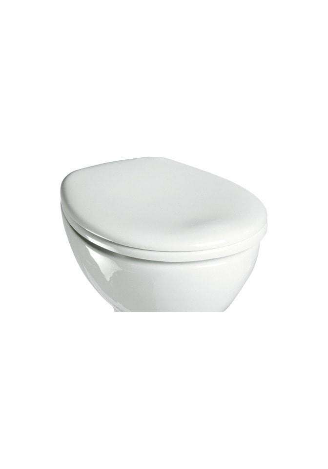 ADOB Venezia WC-Sitz Weiß Duroplast Edelstahl