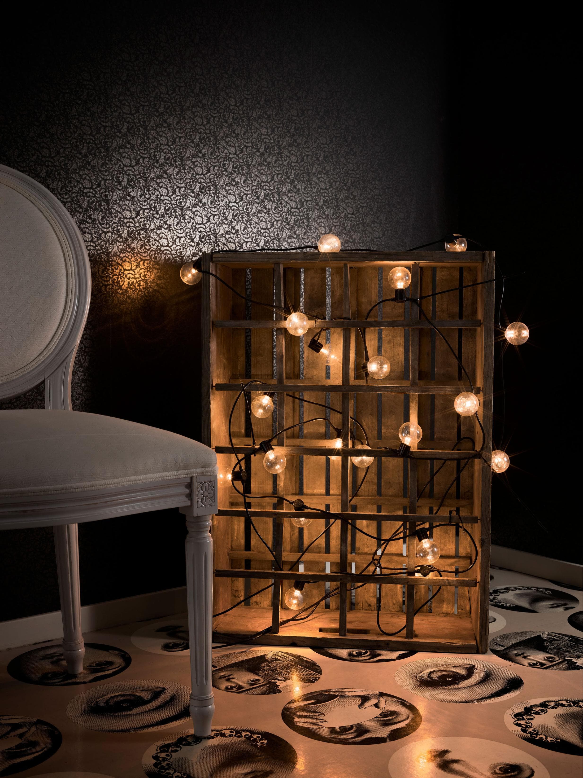 LED Lichterkette für Weihnachten und Biergarten