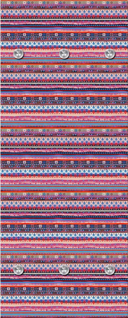 Garderobenleiste QUEENCE bunt mit 6 Haken