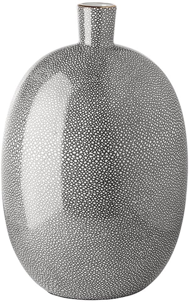 FINK Tischvase ATHINA grau-goldfarben Porzellan