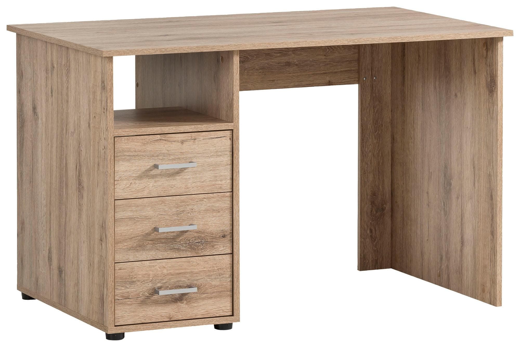 Schreibtisch SCHILDMEYER Baku Wildeiche 3 Schubladen