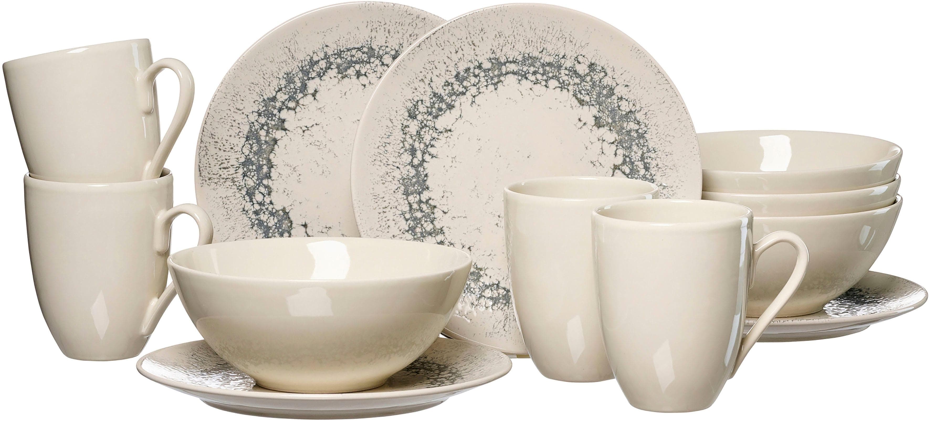 Kaffeeservice RITZENHOFF & BREKER Cecina 12-tlg. beige Steinzeug