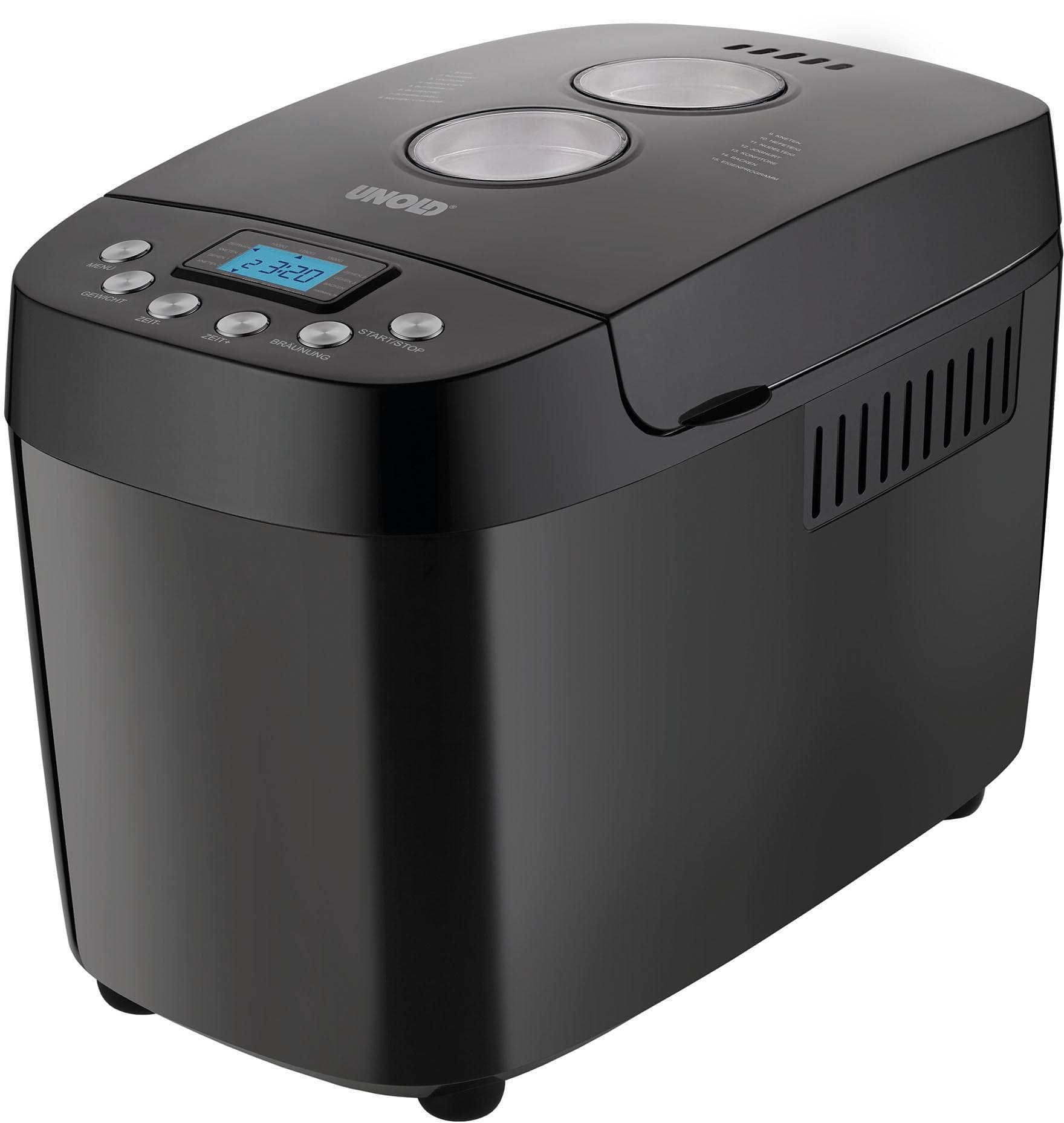 Unold Brotbackautomat 68525 Schwarz 15 Programme