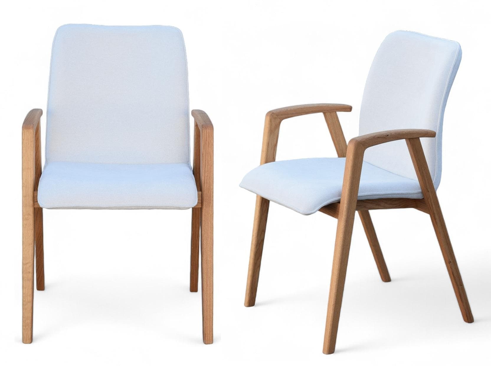 OTTO HOME Loreen Armlehnstuhl Beige Eiche Natur Geölt
