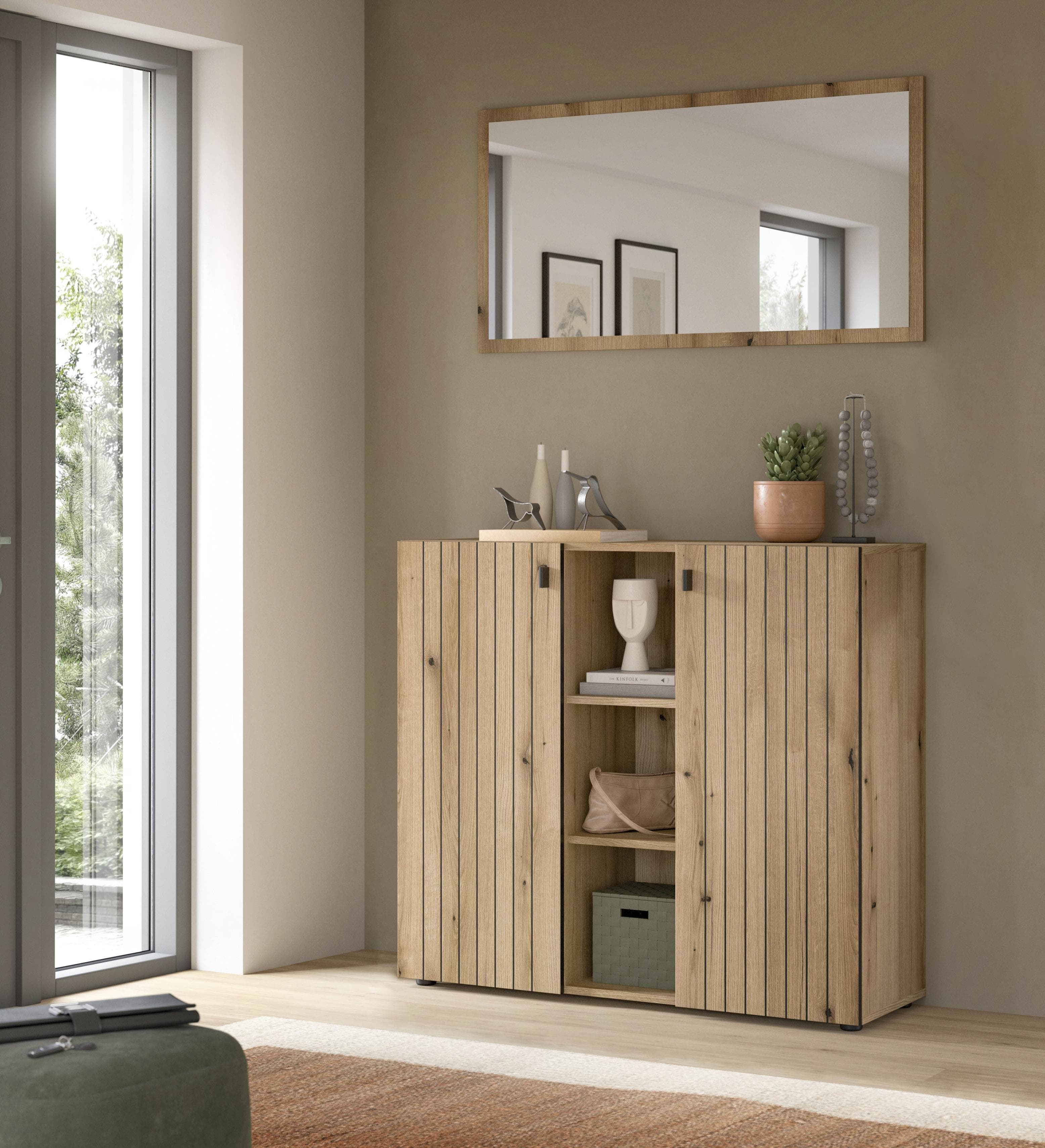 Garderoben-Set INOSIGN TATIO 2-tlg. Garderobenkombination Evoke Oak Nachbildung