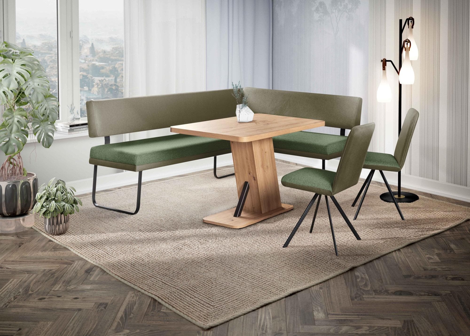 Eckbankgruppe HOME AFFAIRE Gabi Essecke Dunkelgrün