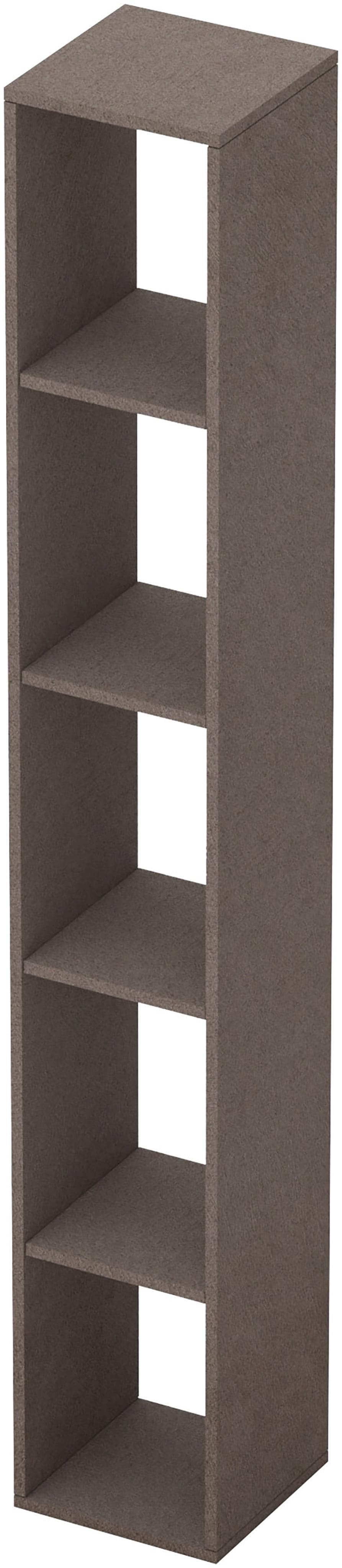 HOME AFFAIRE Infinity Standregal 5 Fächer Bronzo Modern