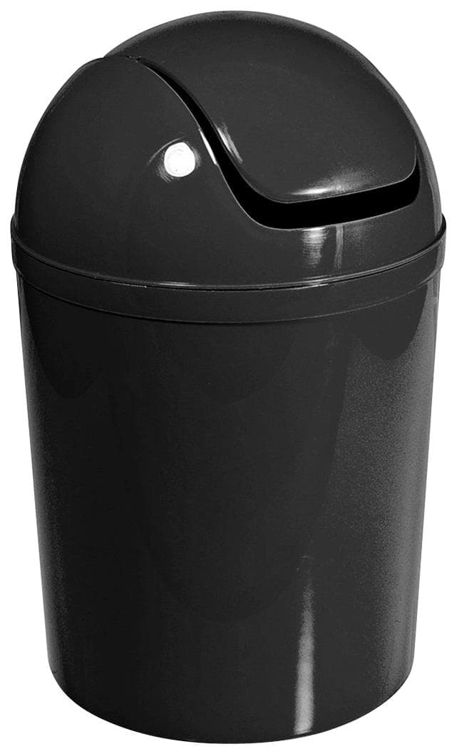 Kosmetikeimer ADOB Abfallbehälter Schwarz Kunststoff