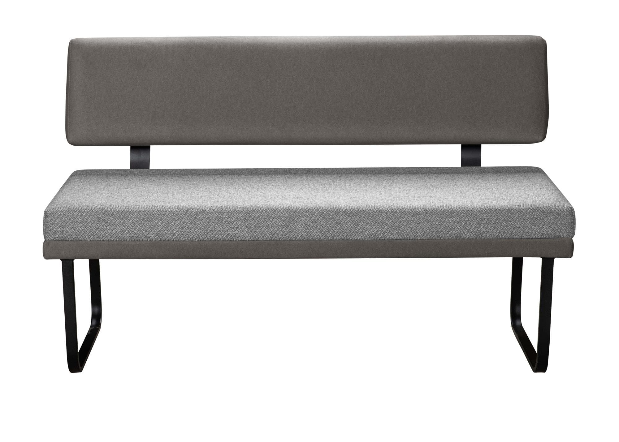 Sitzbank HOME AFFAIRE Gabi Esszimmerbank Graublau 2-Stoff-Design
