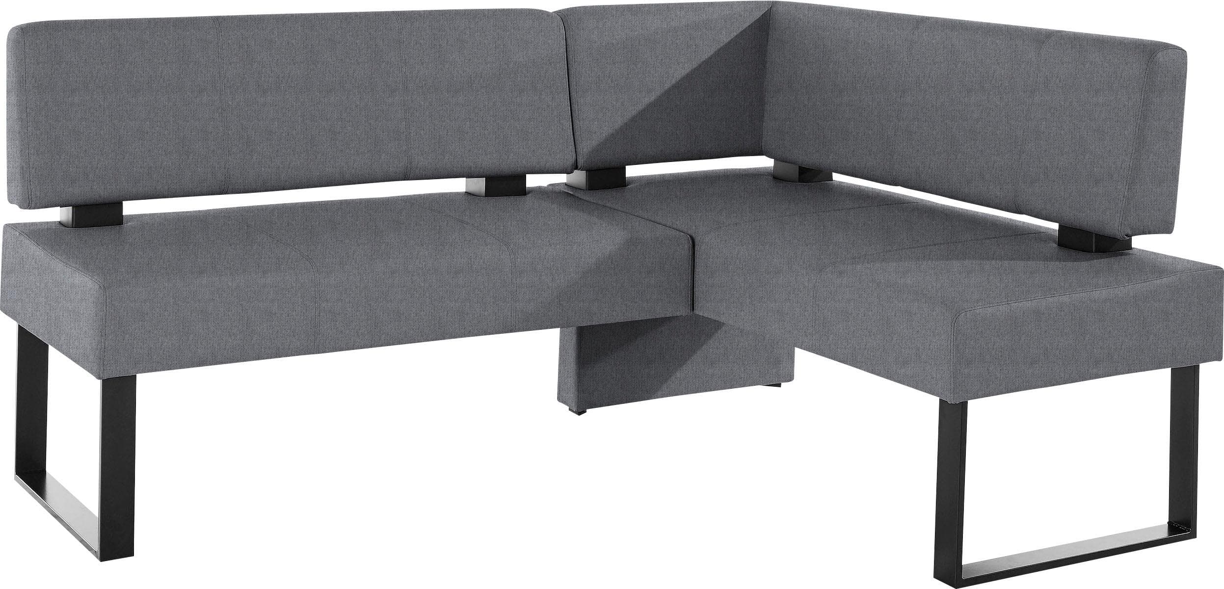 Eckbank mit Metallgestell & vielfältigen Bezugsmöglichkeiten