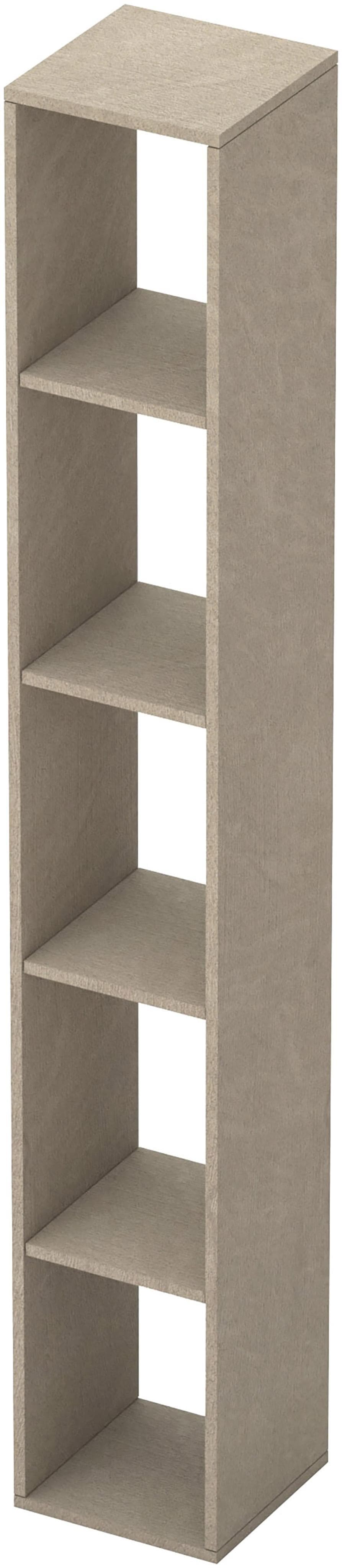 HOME AFFAIRE Infinity Standregal 5 Fächer Lehmfarben FSC