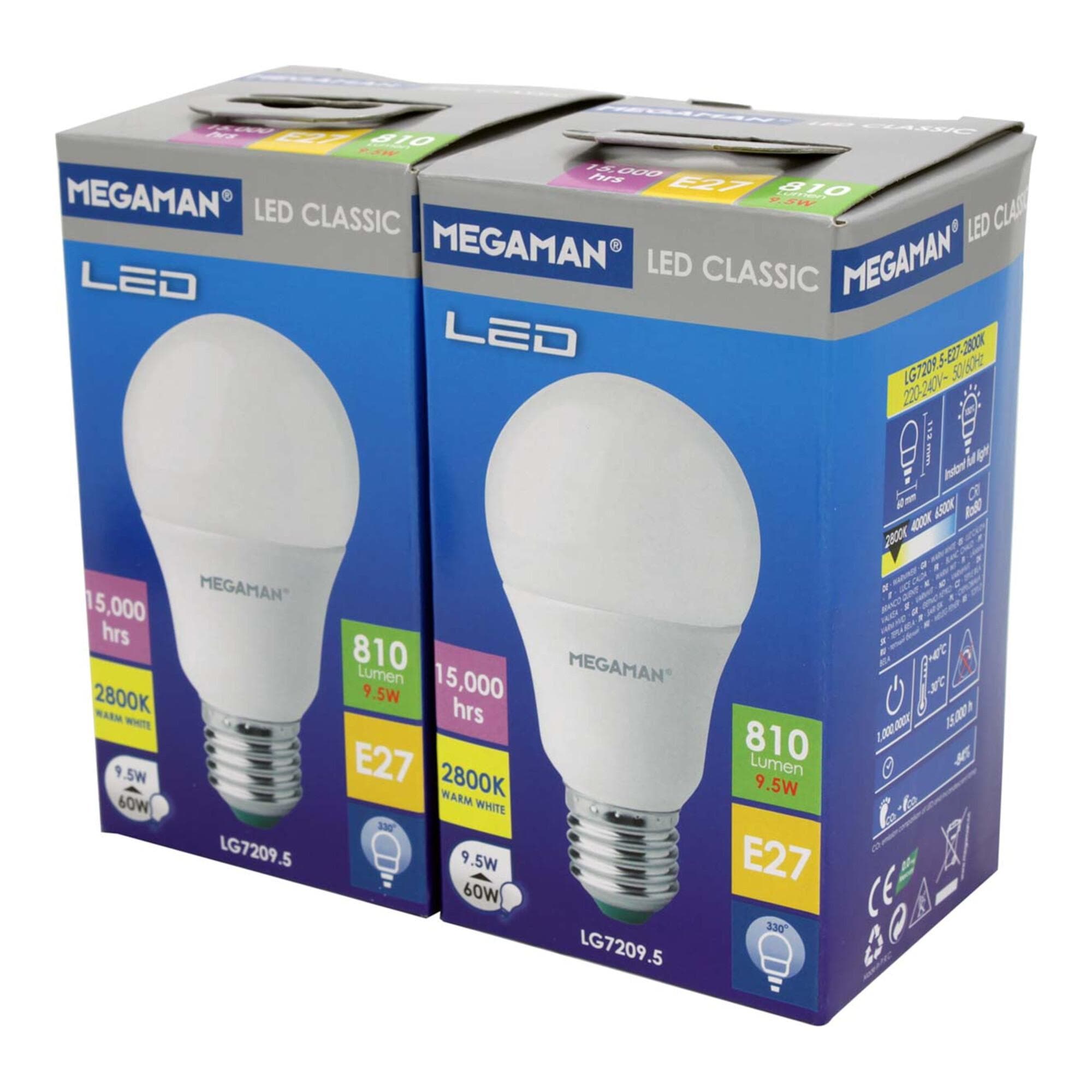 Megaman LED-Classic-Lampe E27/828 A60 MM21945
