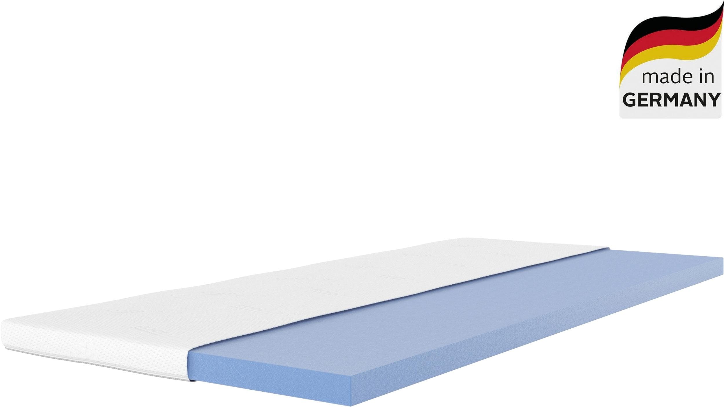 ÄLGDRÖM Lasse Gelschaum Topper Weiß Ergonomisch