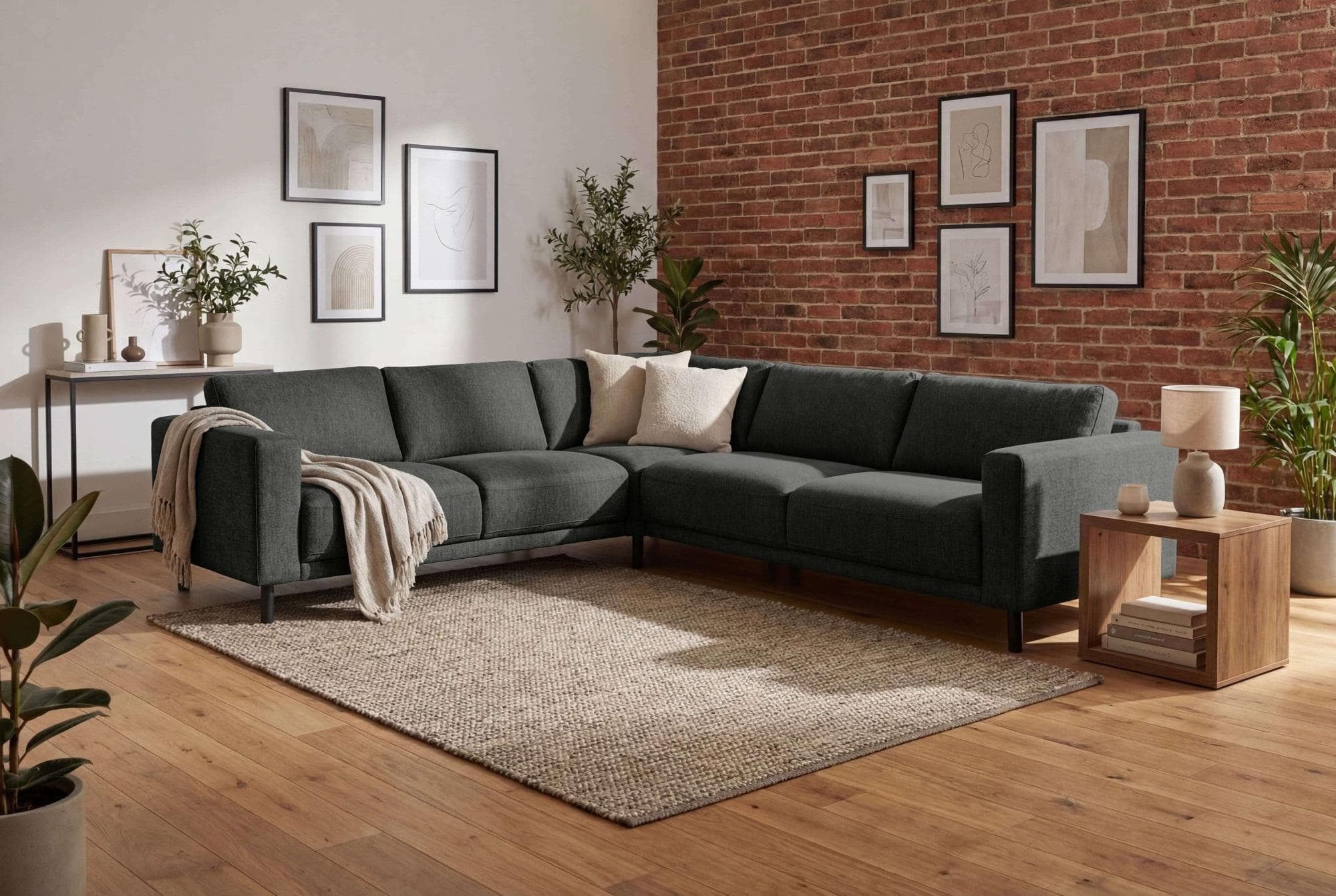 Ecksofa HOME AFFAIRE Sveeva Anthrazit L-Form