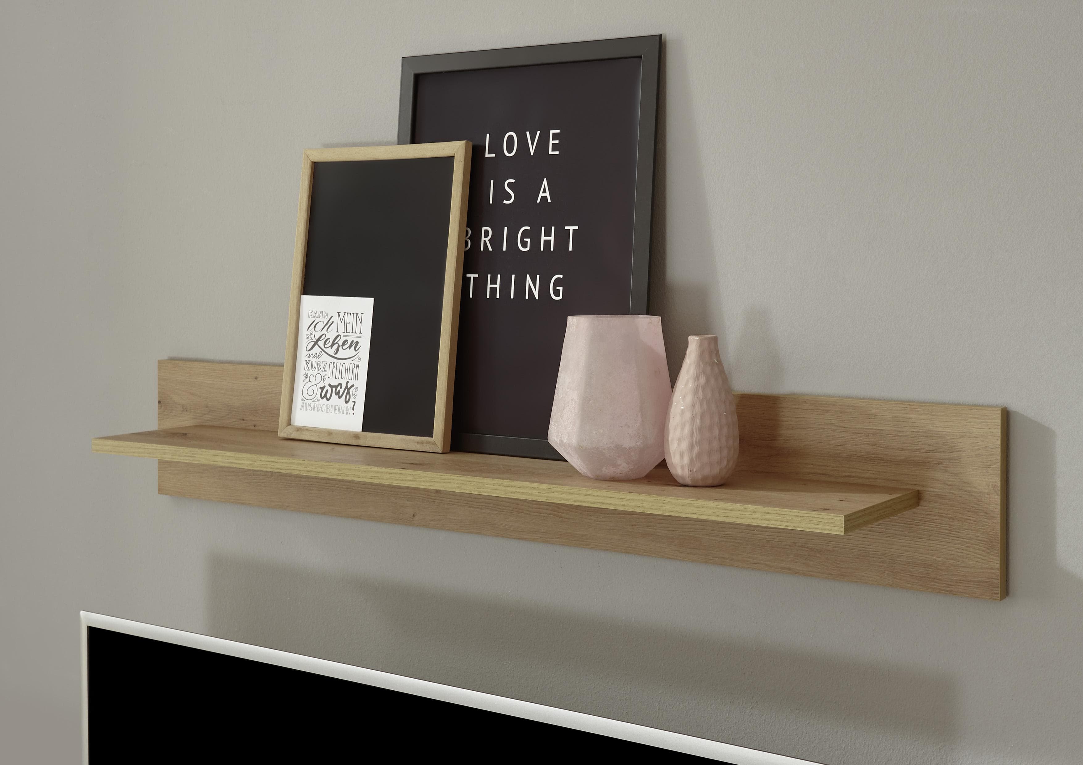 HOME AFFAIRE Wandregal Torge Eiche Artisan Dekor Skandinavisch