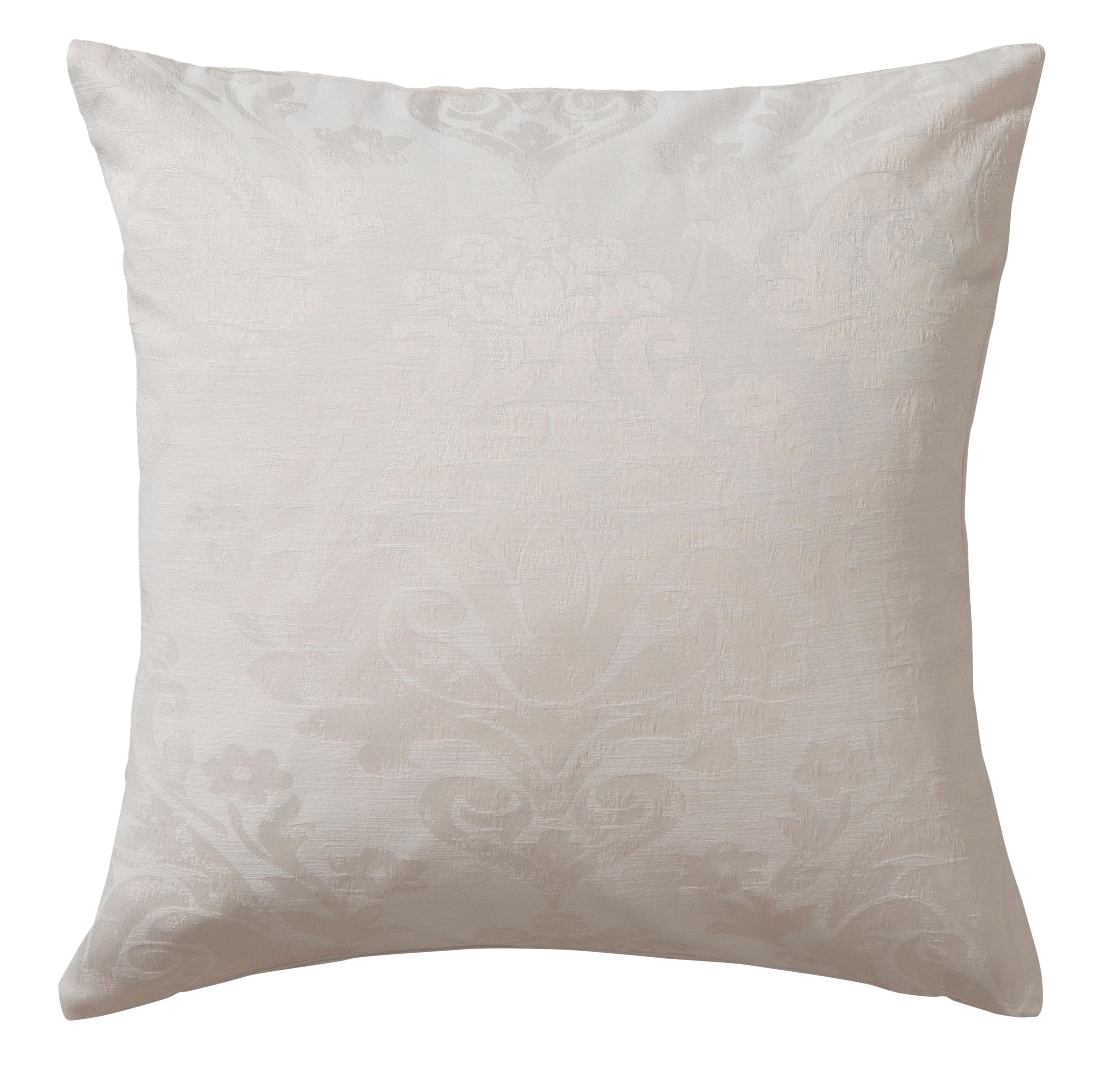 DREAMS Kissenhülle Ornament Jacquard Beige Champagner 40x40 cm