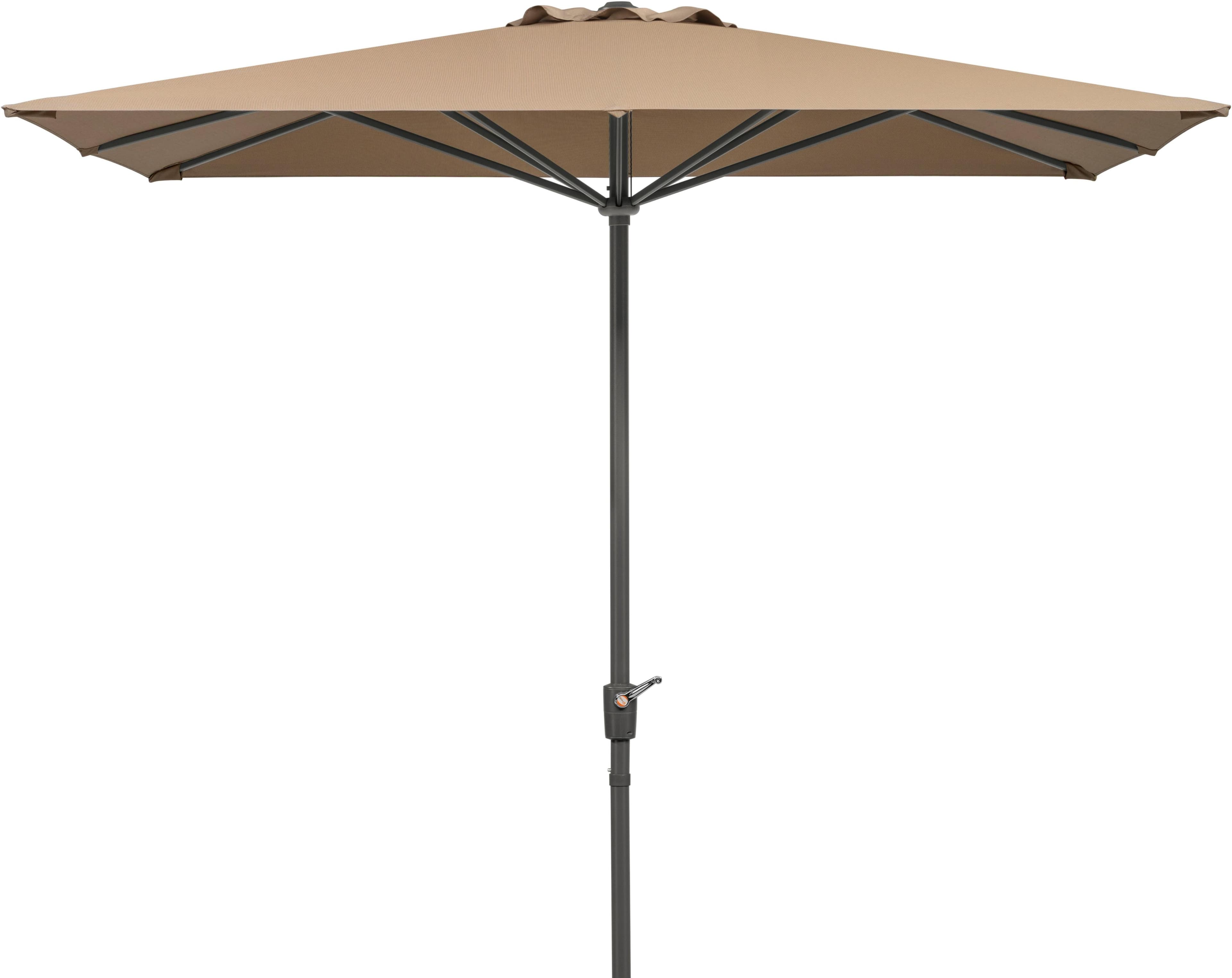 Marktschirm SCHNEIDER SCHIRME "Korsika" Silbergrau 270 cm