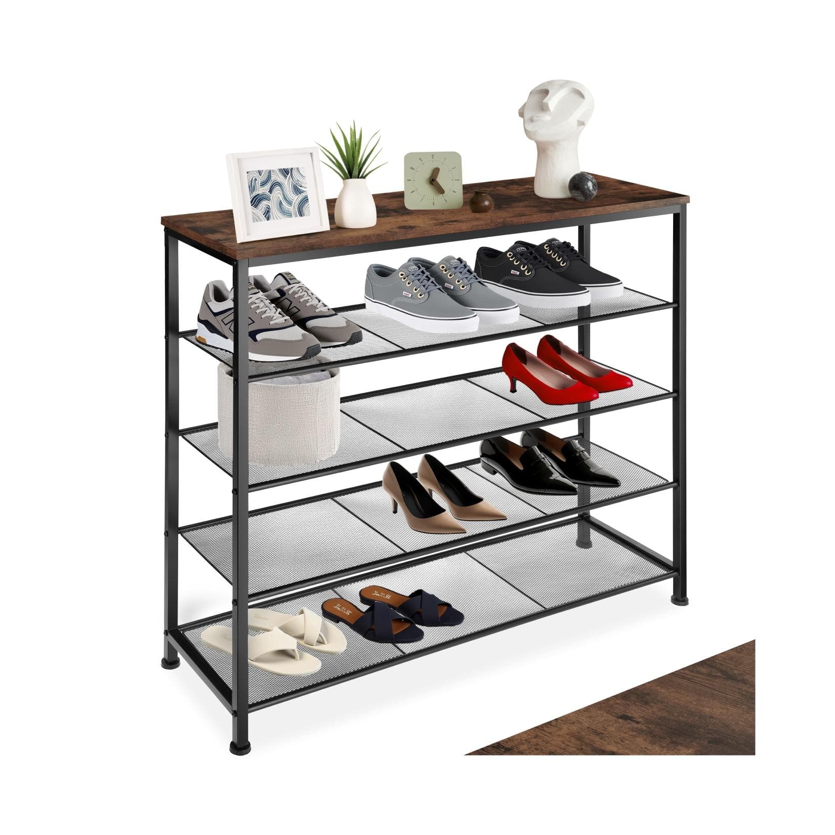 tectake® Schuhregal Industrial Style