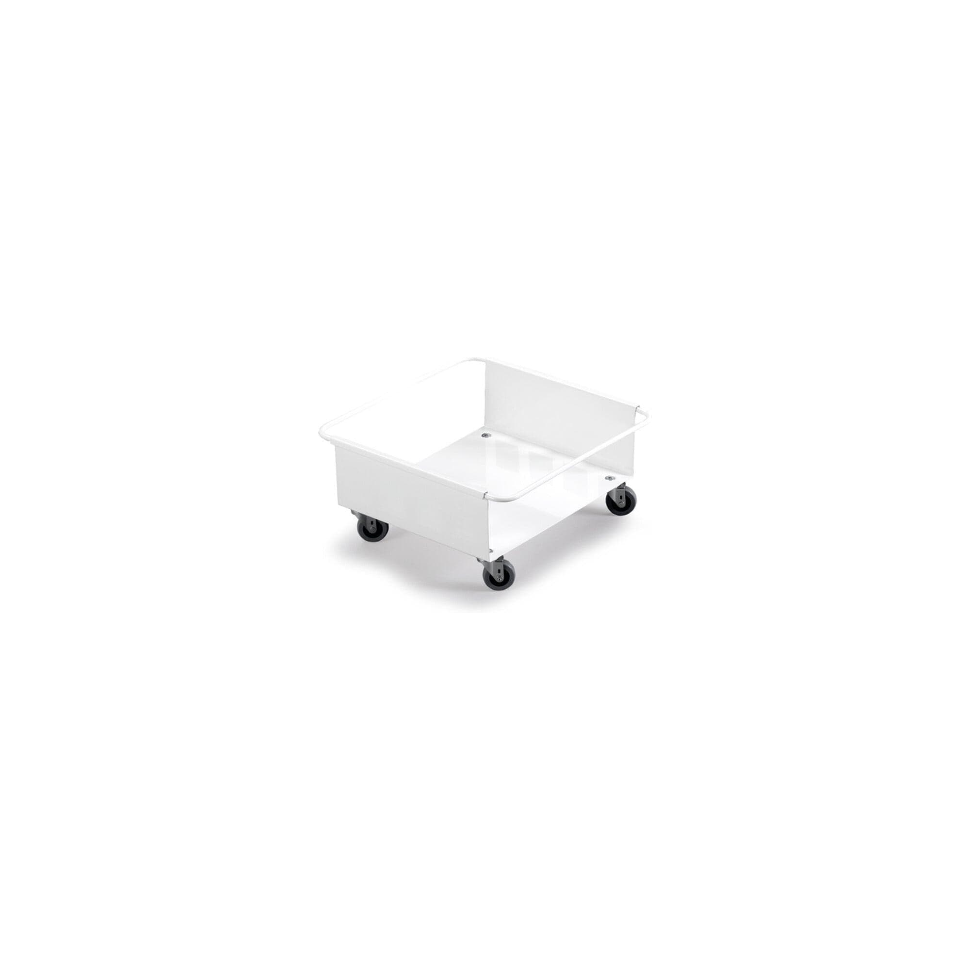 Durable Abfallbehälter DURABIN TROLLEY 90l weiss