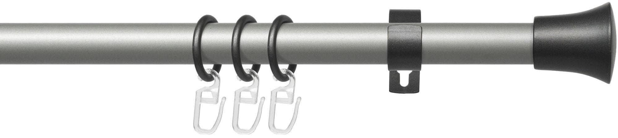 LIEDECO Gardinenstange Lan Scan 120 cm Silber/Grau Metall