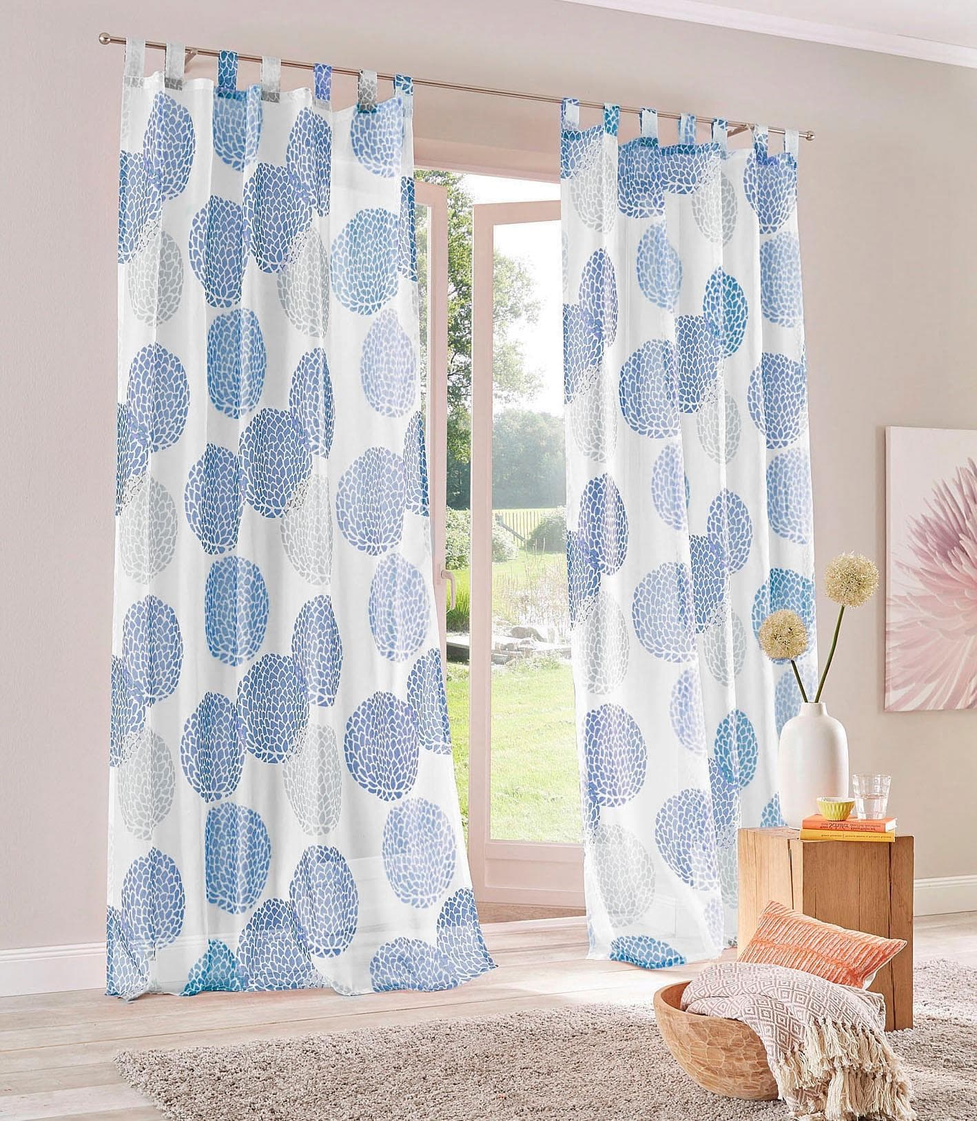 OTTO home Gardine Belem Kreismotiv Transparent