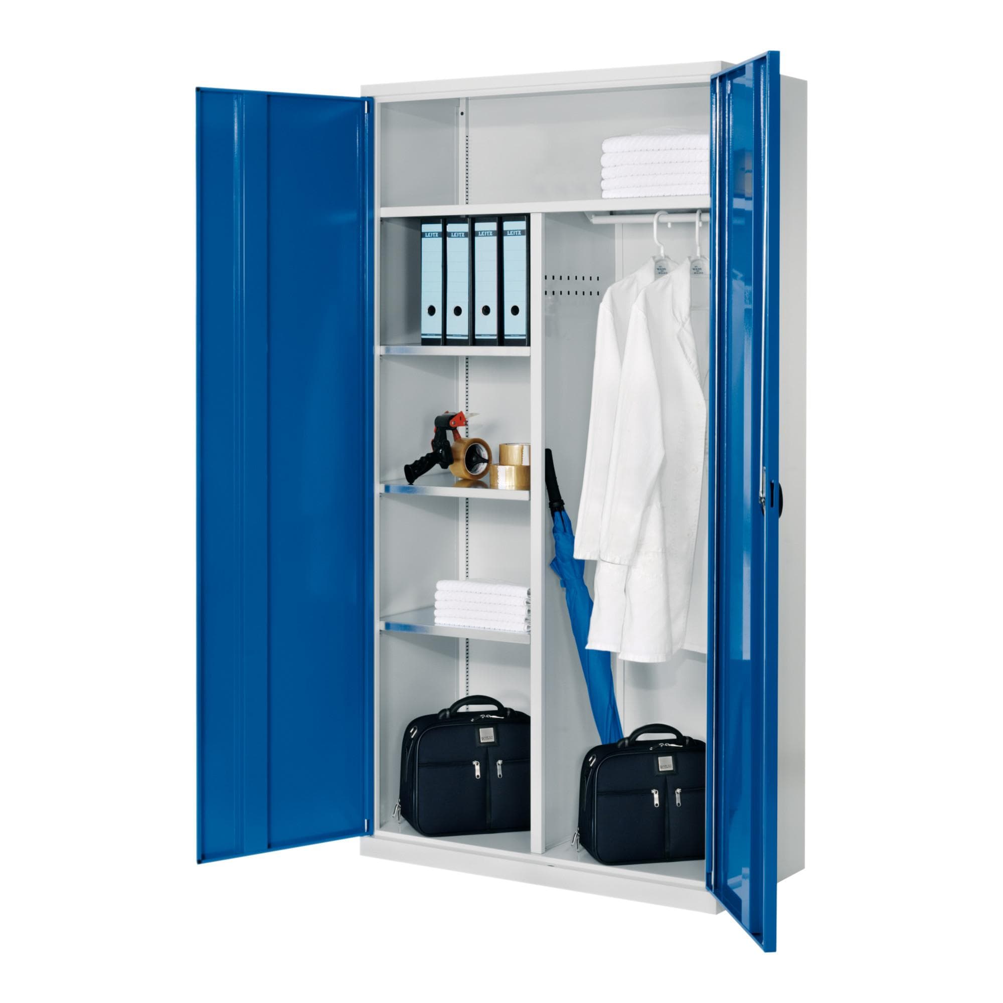 Kappes ErgoPlus Akten-/Kleiderschrank Vollblechtüren 195x100x50 cm