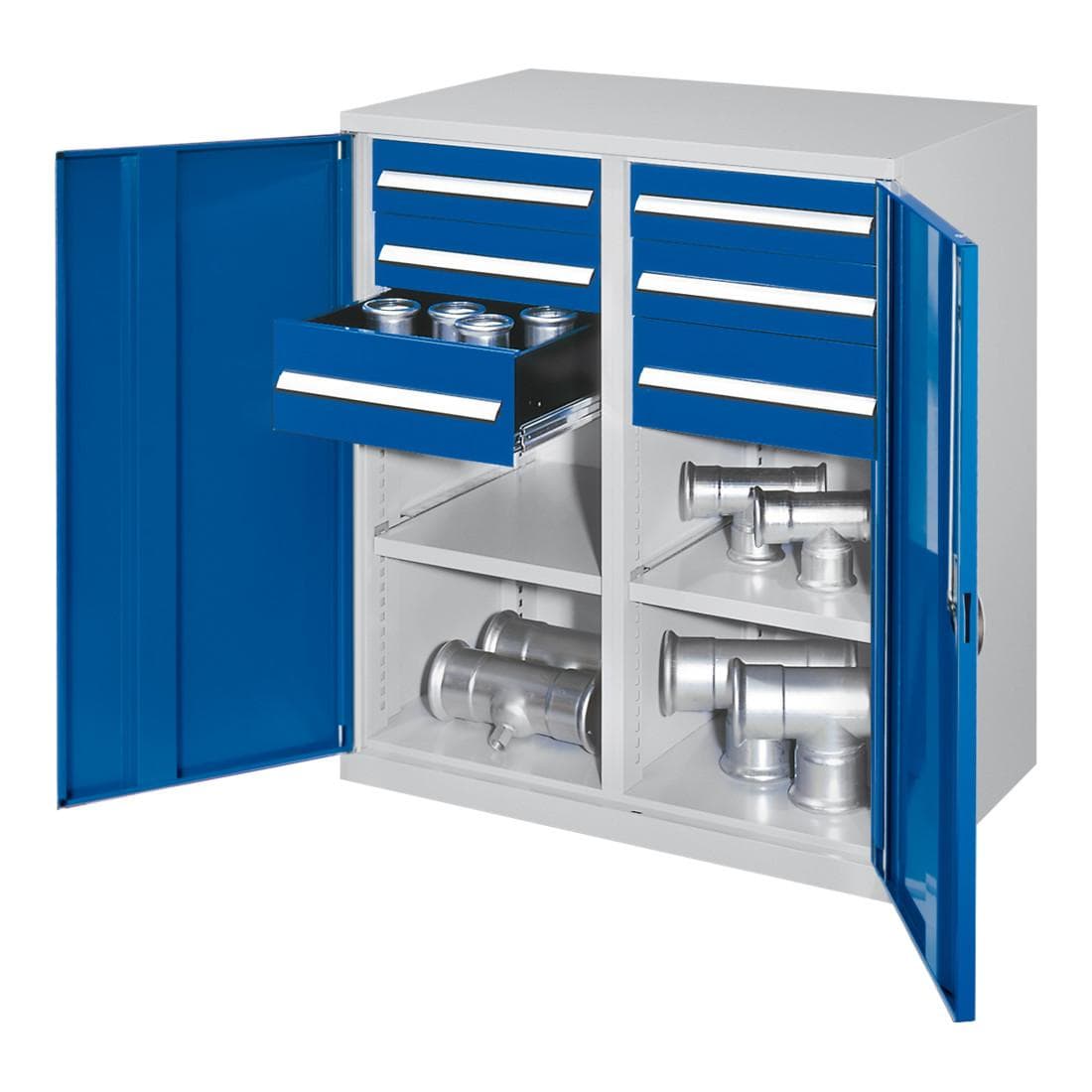 Kappes Schwerlastbeistellschrank Modell 71 Vollblechtüren