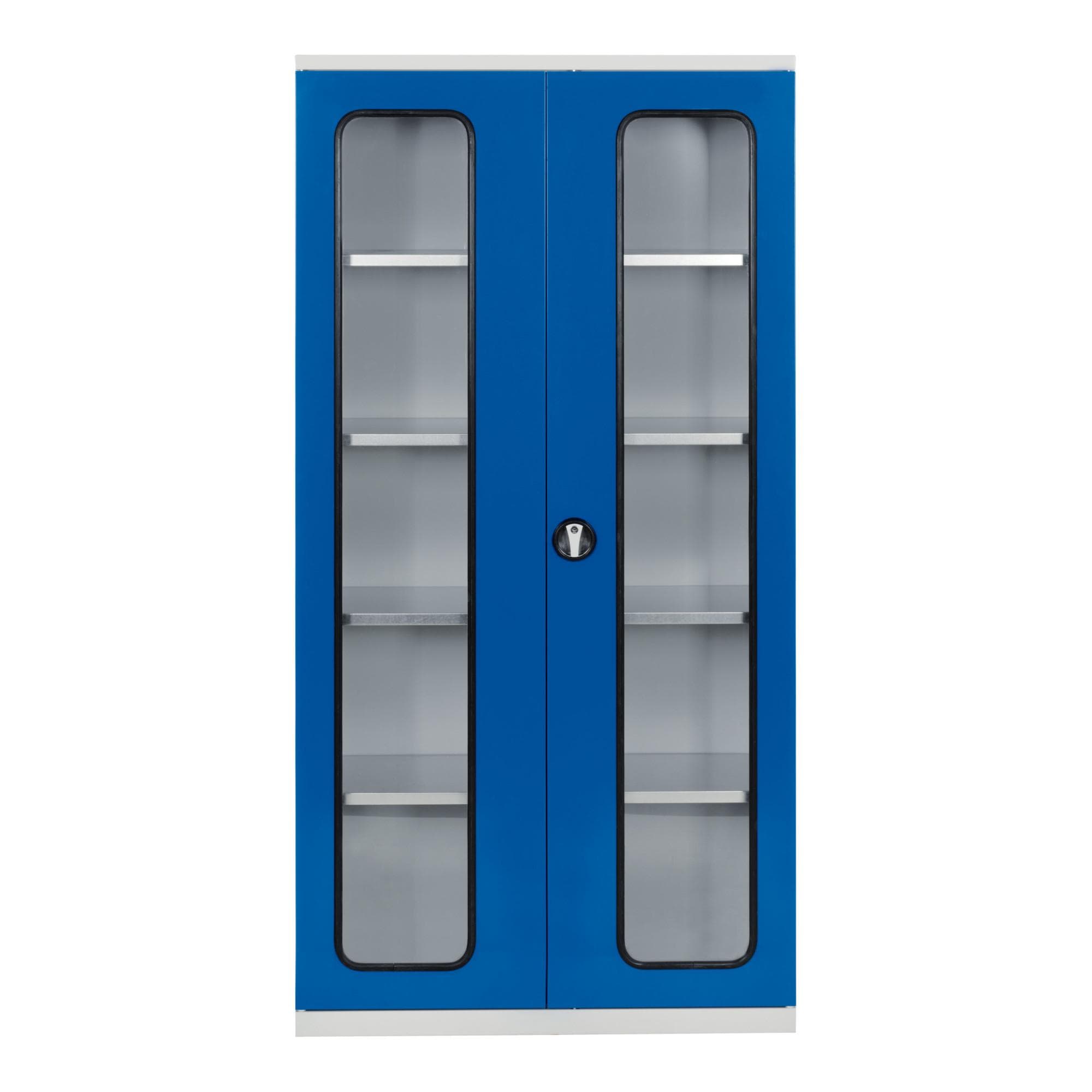 Kappes Systemschrank Serie 500 Sichtfenstertüren 4 Fachböden