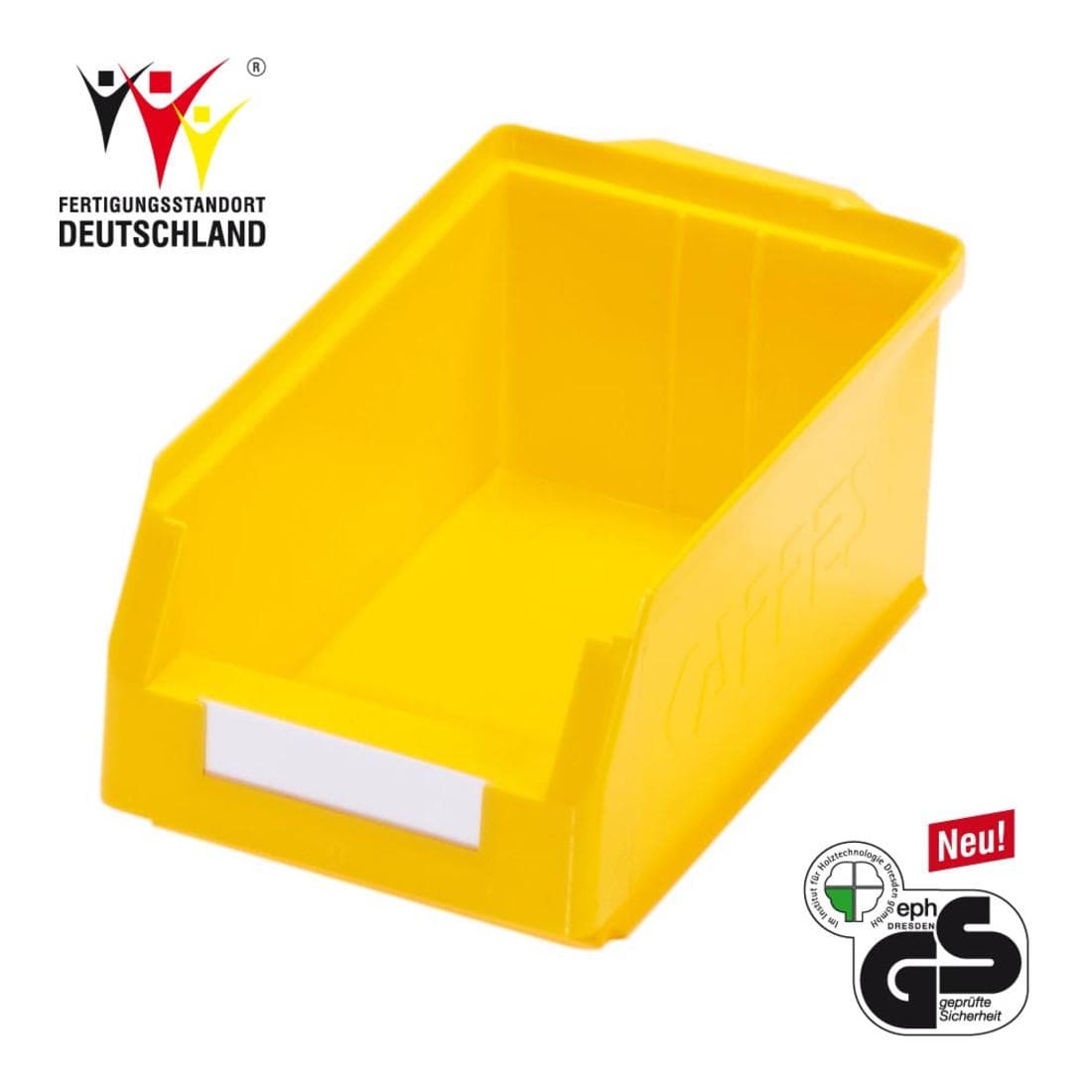 Kappes Lagersichtkasten RasterPlan Gr. 4 Gelb