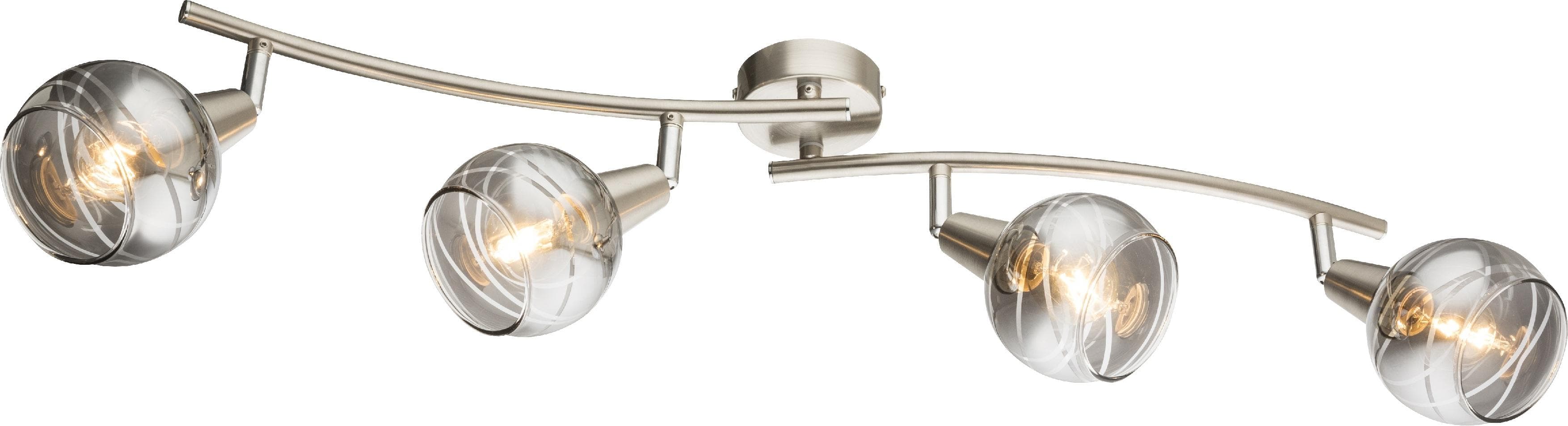 GLOBO LIGHTING LED Deckenstrahler "ROMAN" Nickel matt